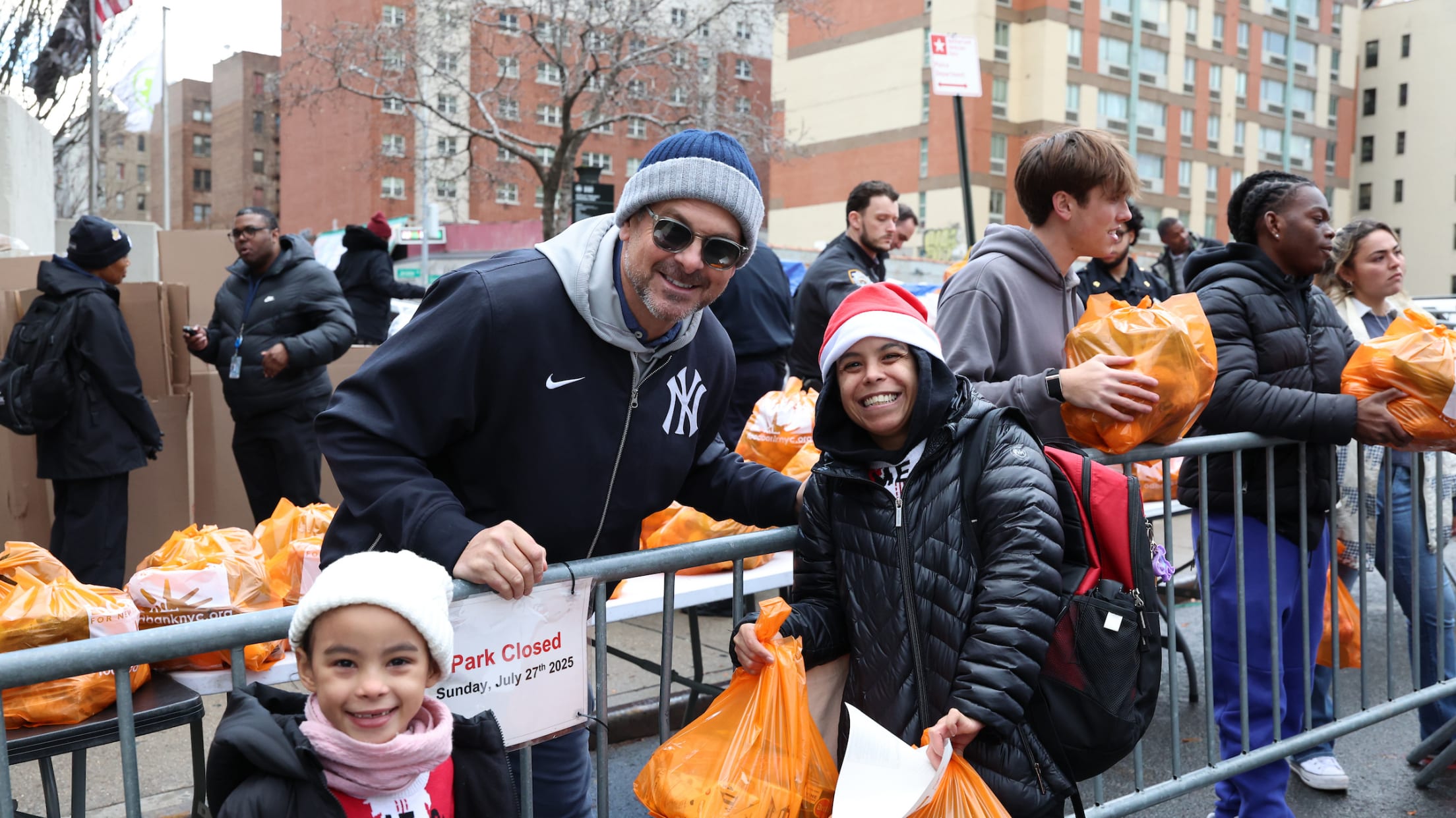Food and Toy Distribution at the NYPD 44th Precinct