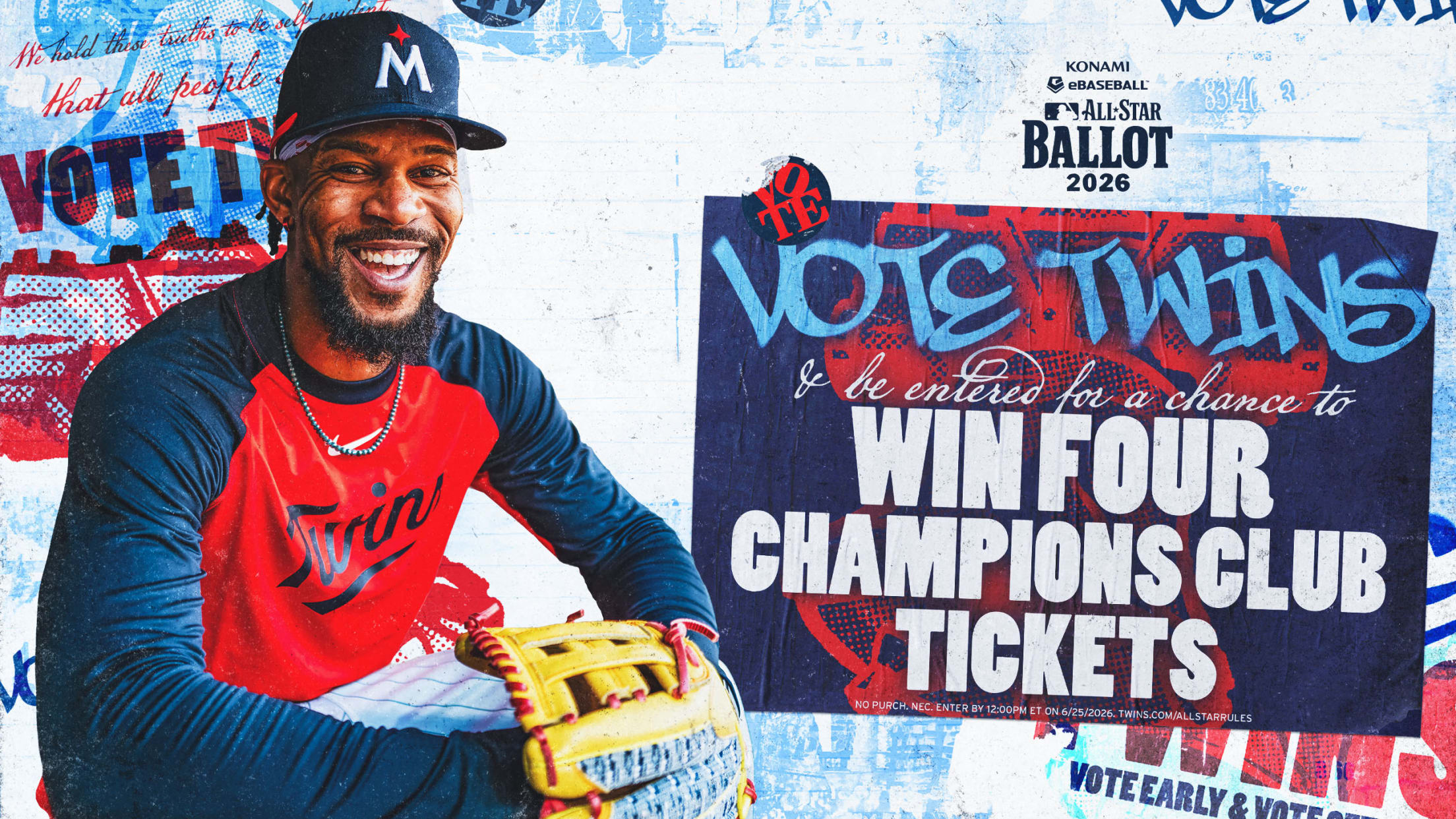 Vote Twins and be entered for a chance to win four Champions Club tickets.