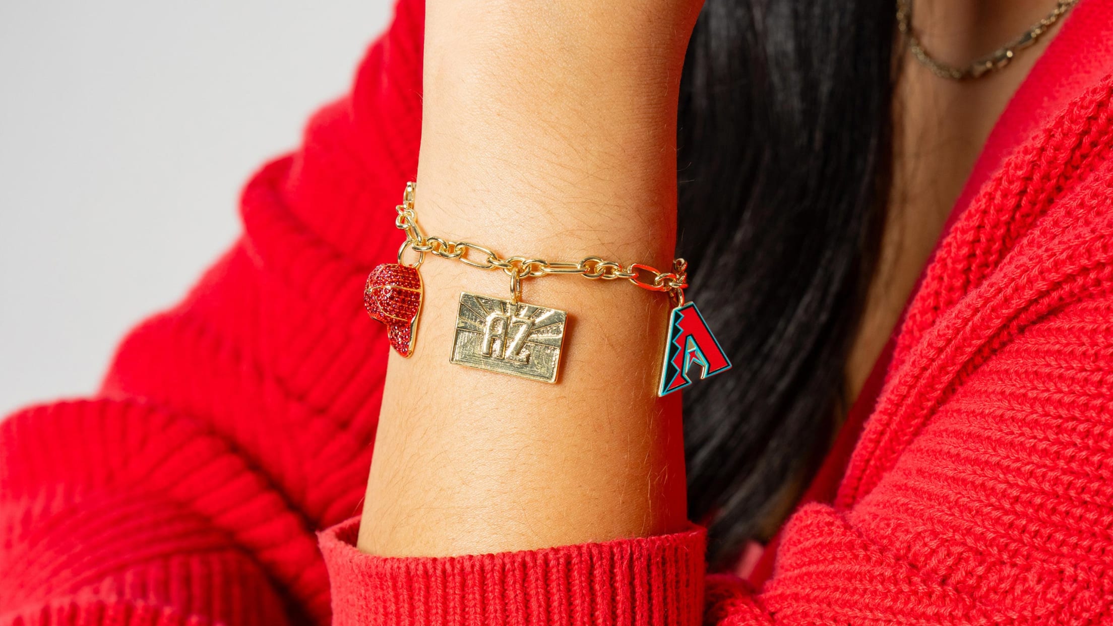 D-backs Charm Bracelet