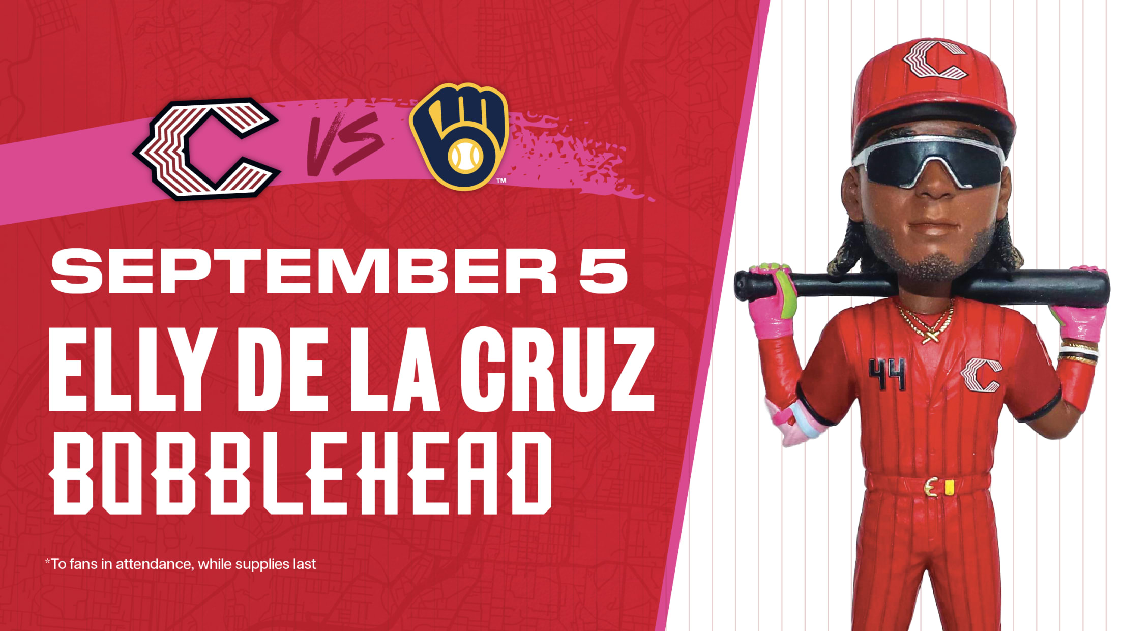 Elly De La Cruz Bobblehead on September 5.