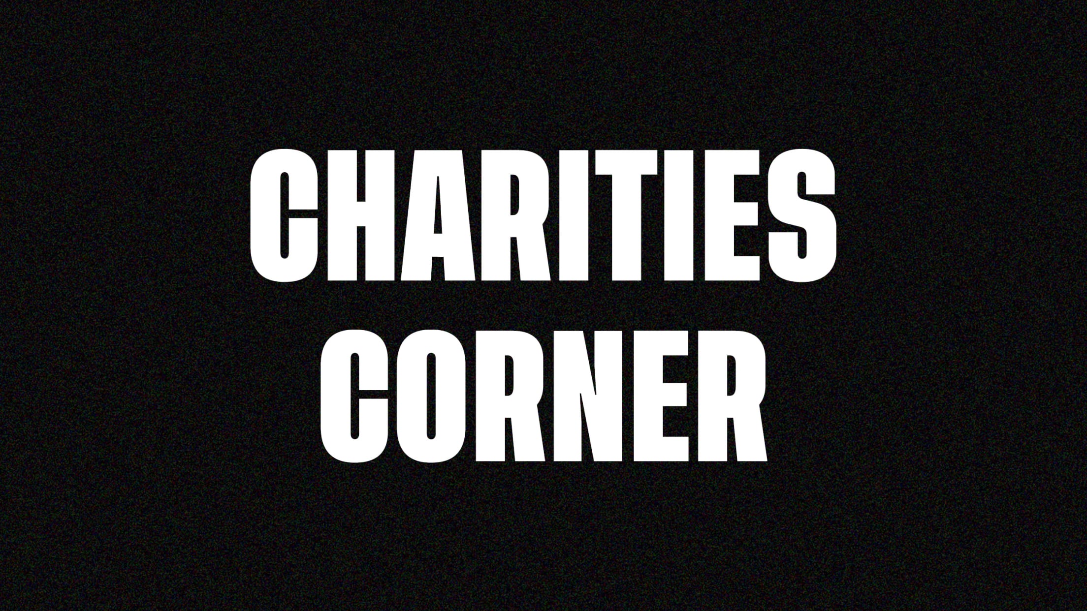 Charities Corner