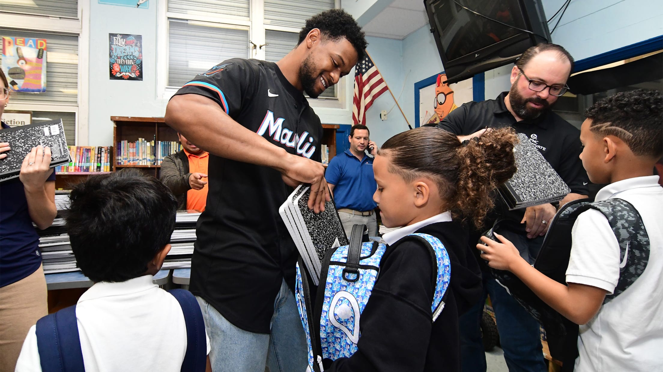 Marlins Foundation Back 2 School Program