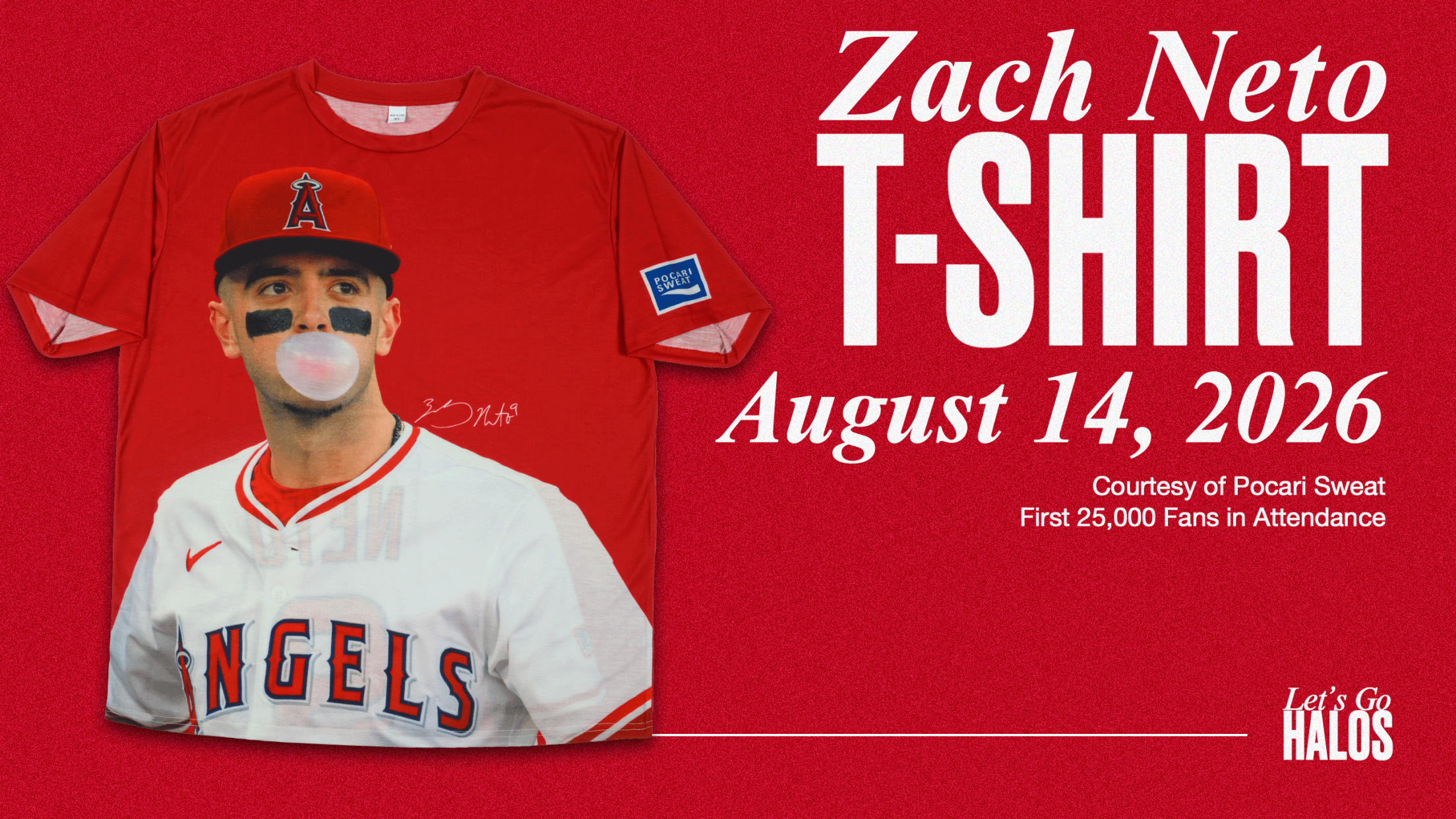 Zach Neto T-Shirt - August 14, 2026