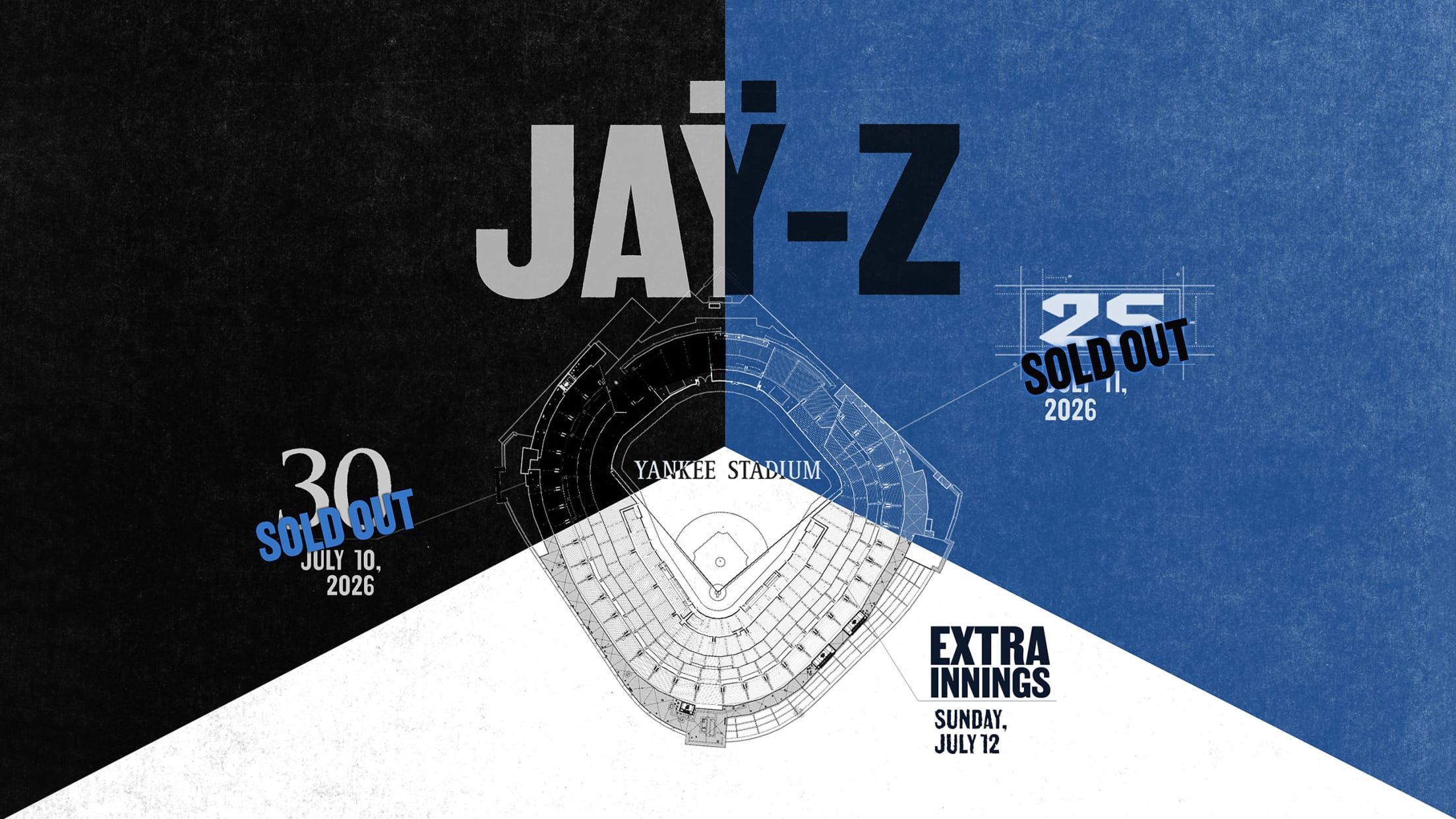 JAY-Z | Yankee Stadium | July 10 & 11 & 12, 2026