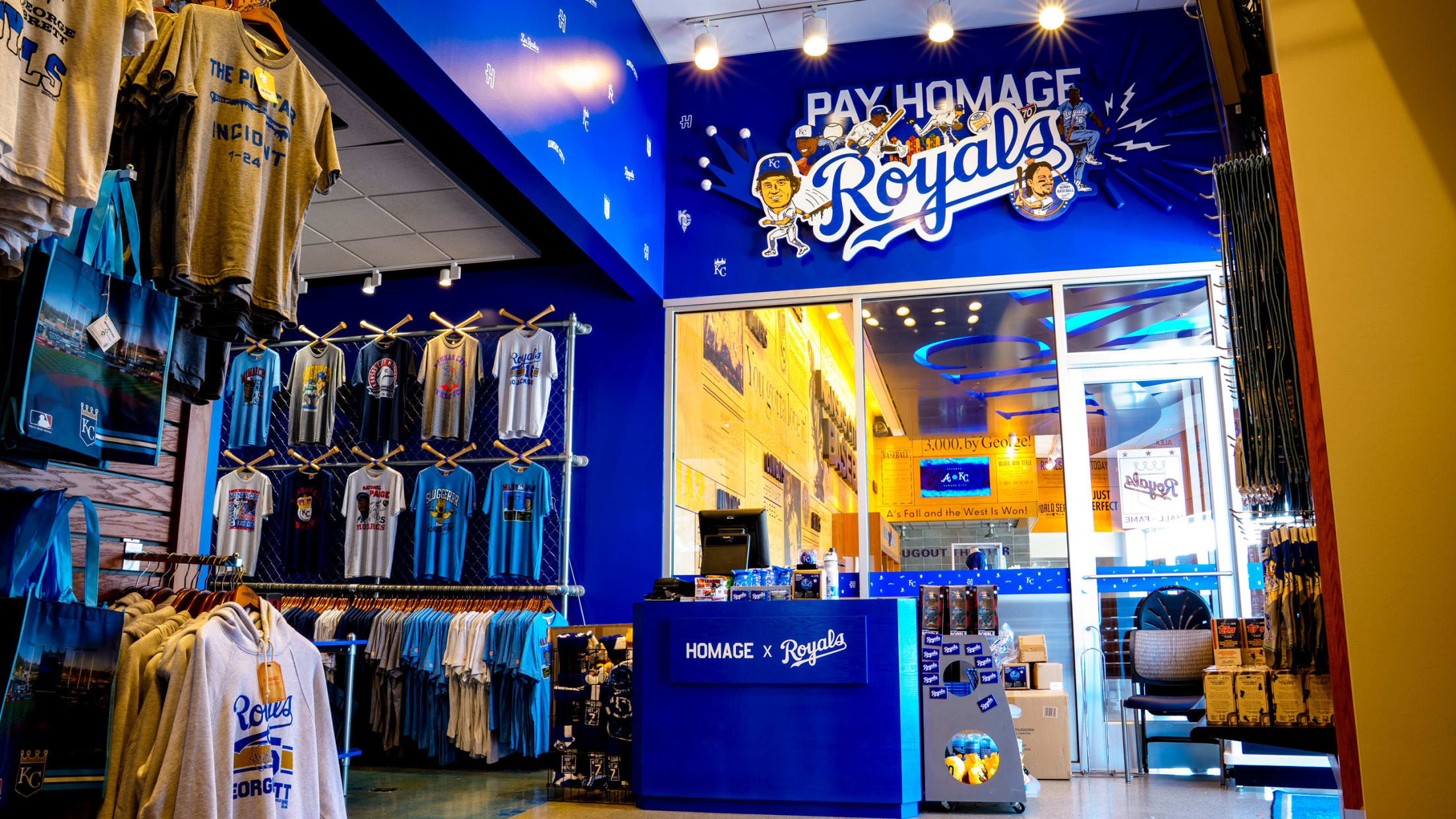 Outfield Experience Throwbacks Store