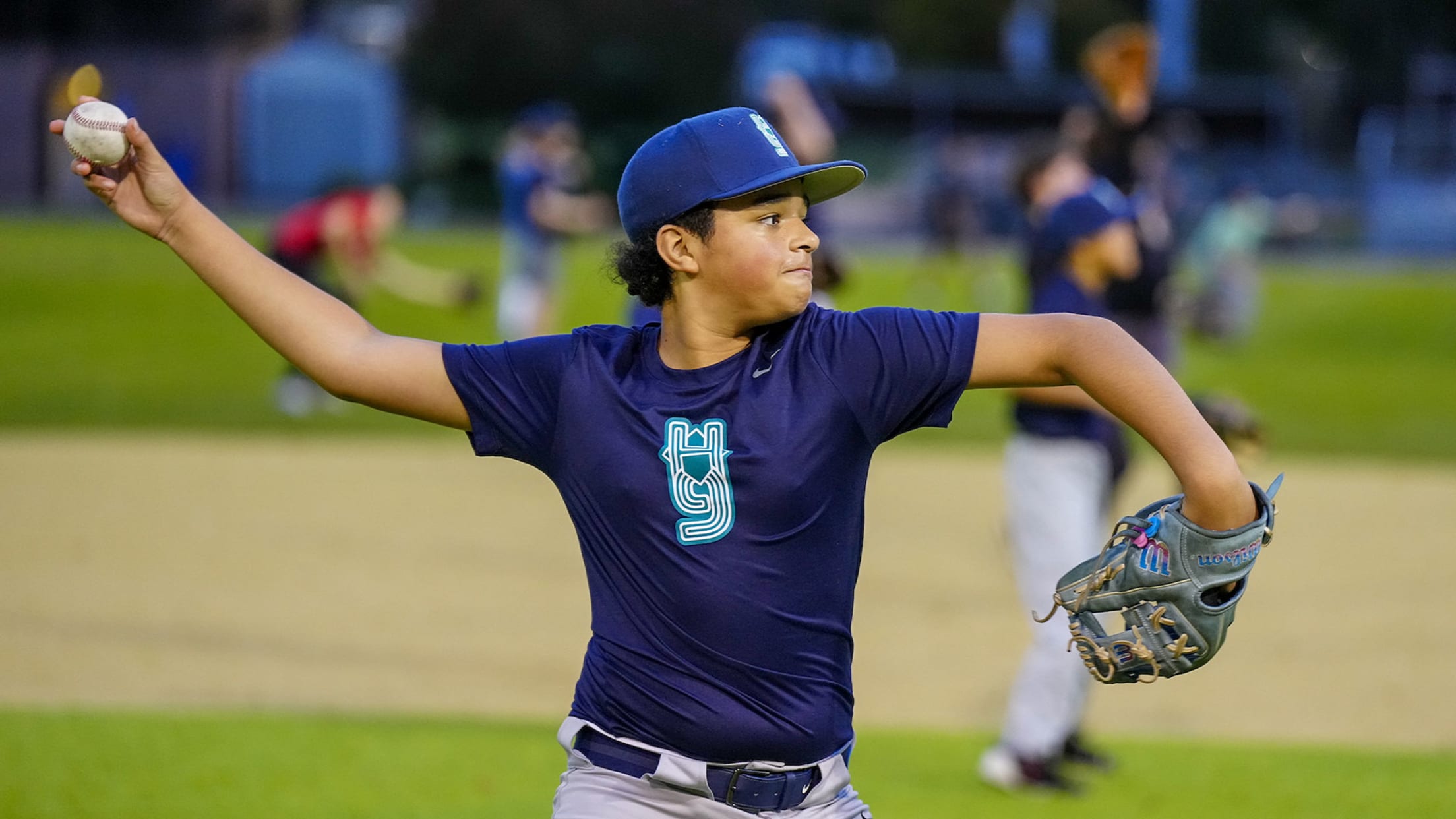 Image of young baseball player.