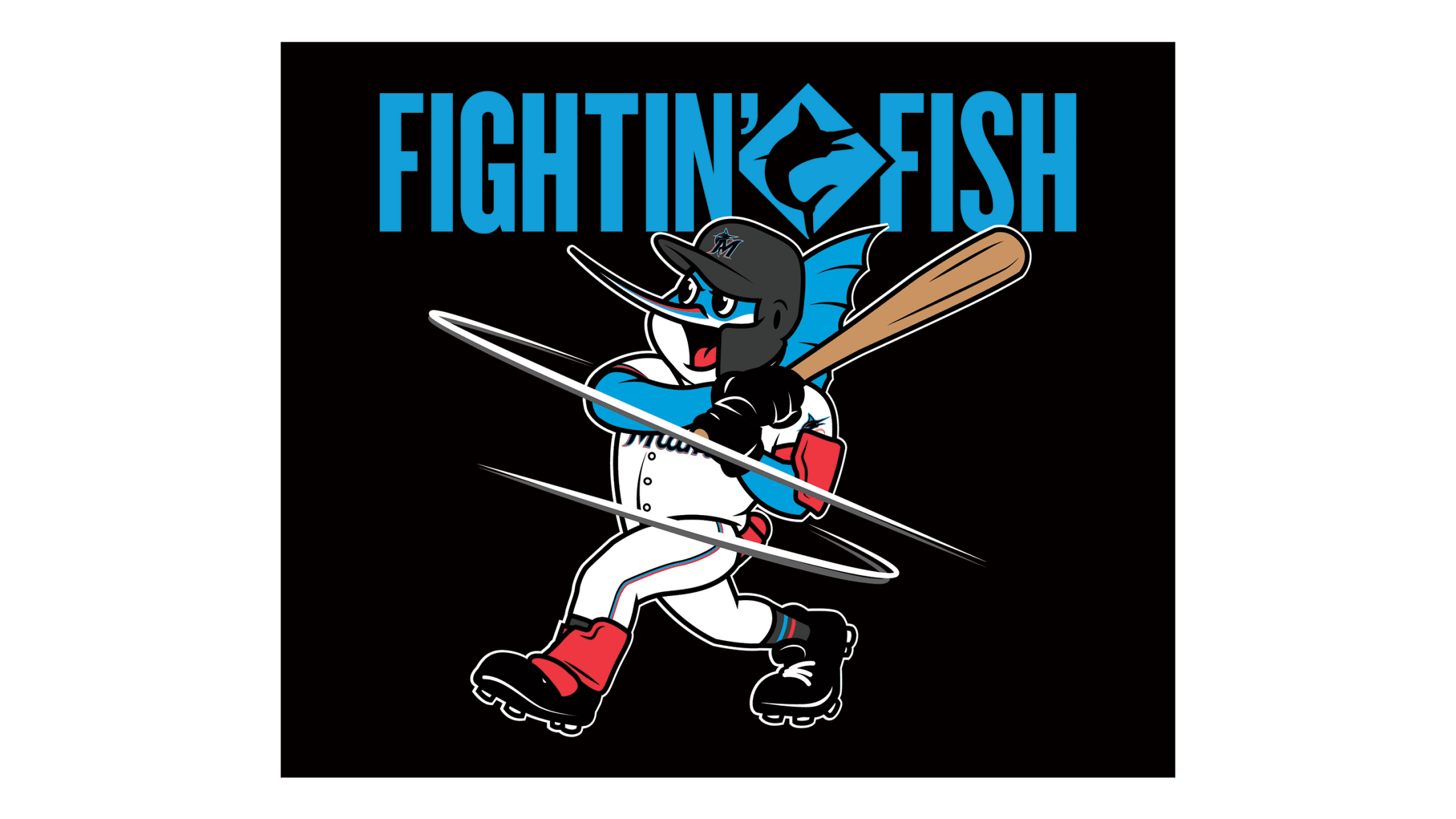 Marlins Fightin' Fish Mousepad