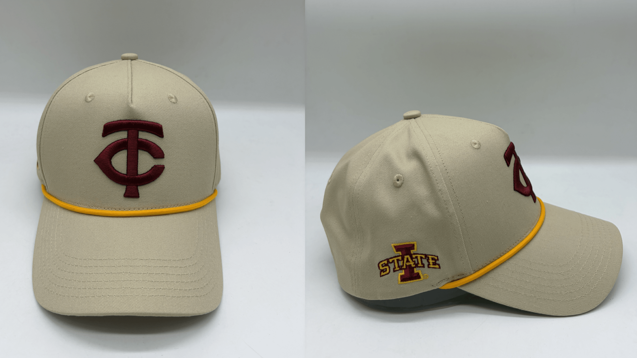 exclusive co-themed Iowa State x Twins rope hat
