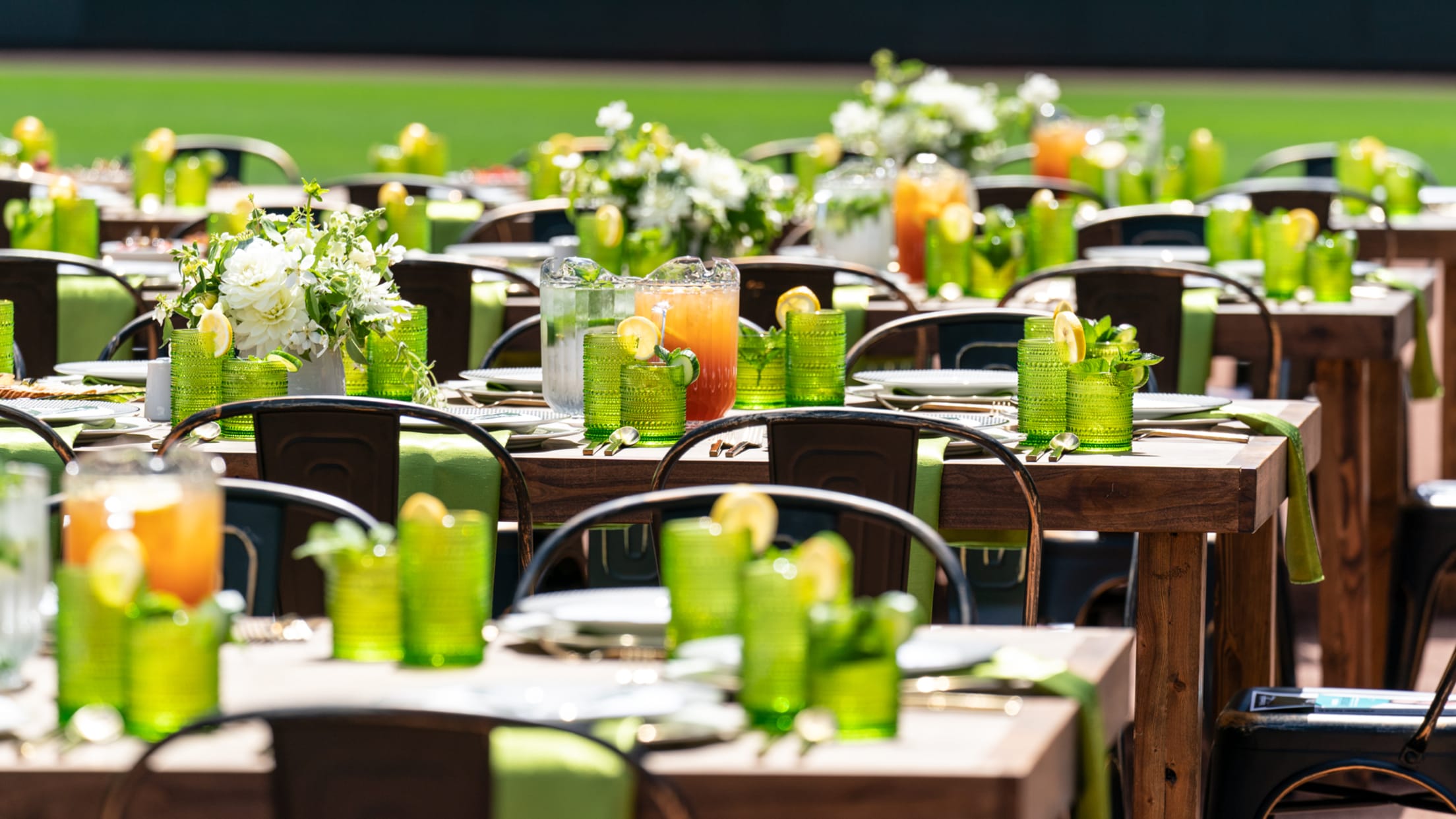 Image of table scape at T-Mobile Park.