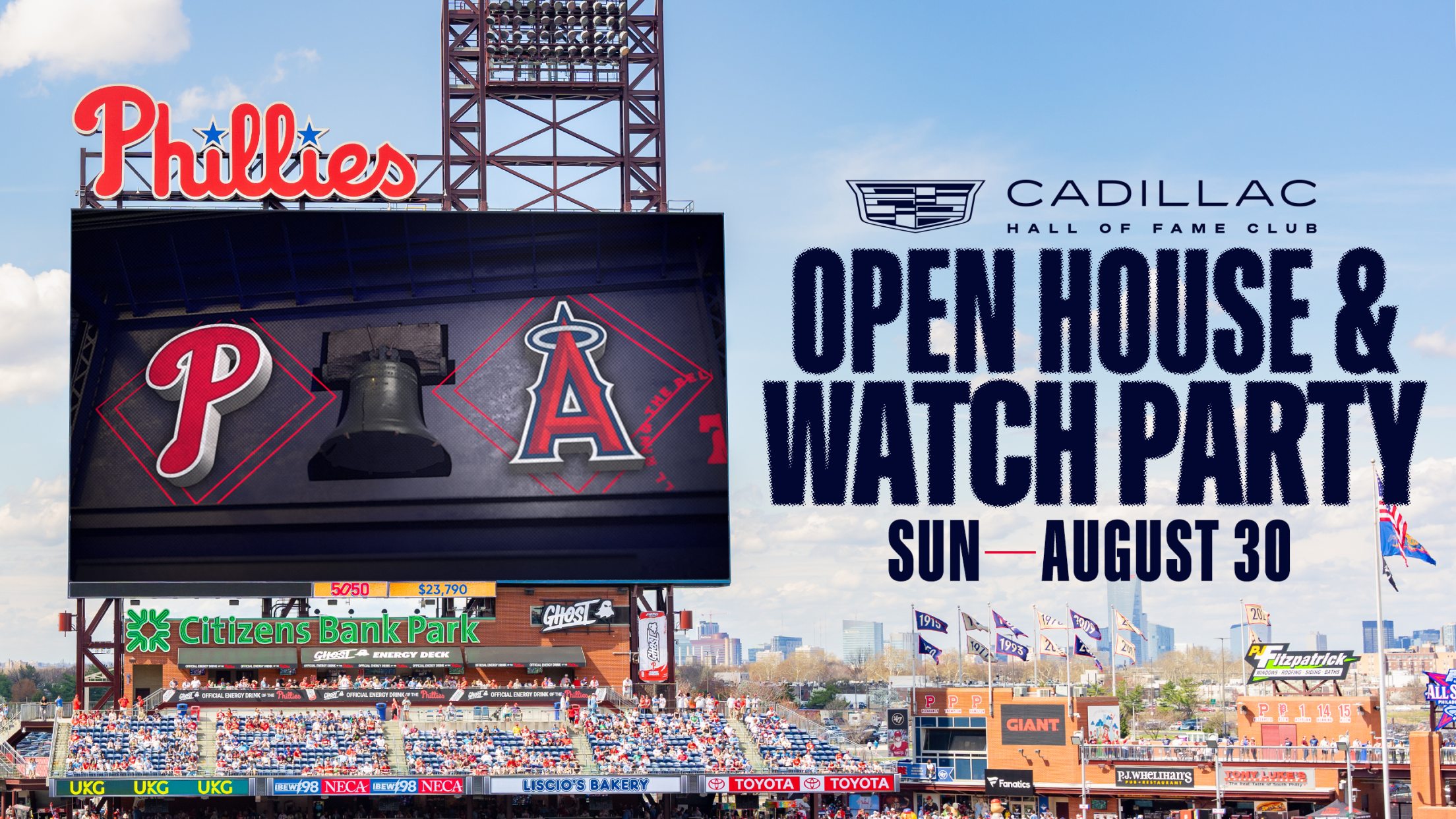 Cadillac Hall of Fame Club Open House & Watch Party Sun - August 30