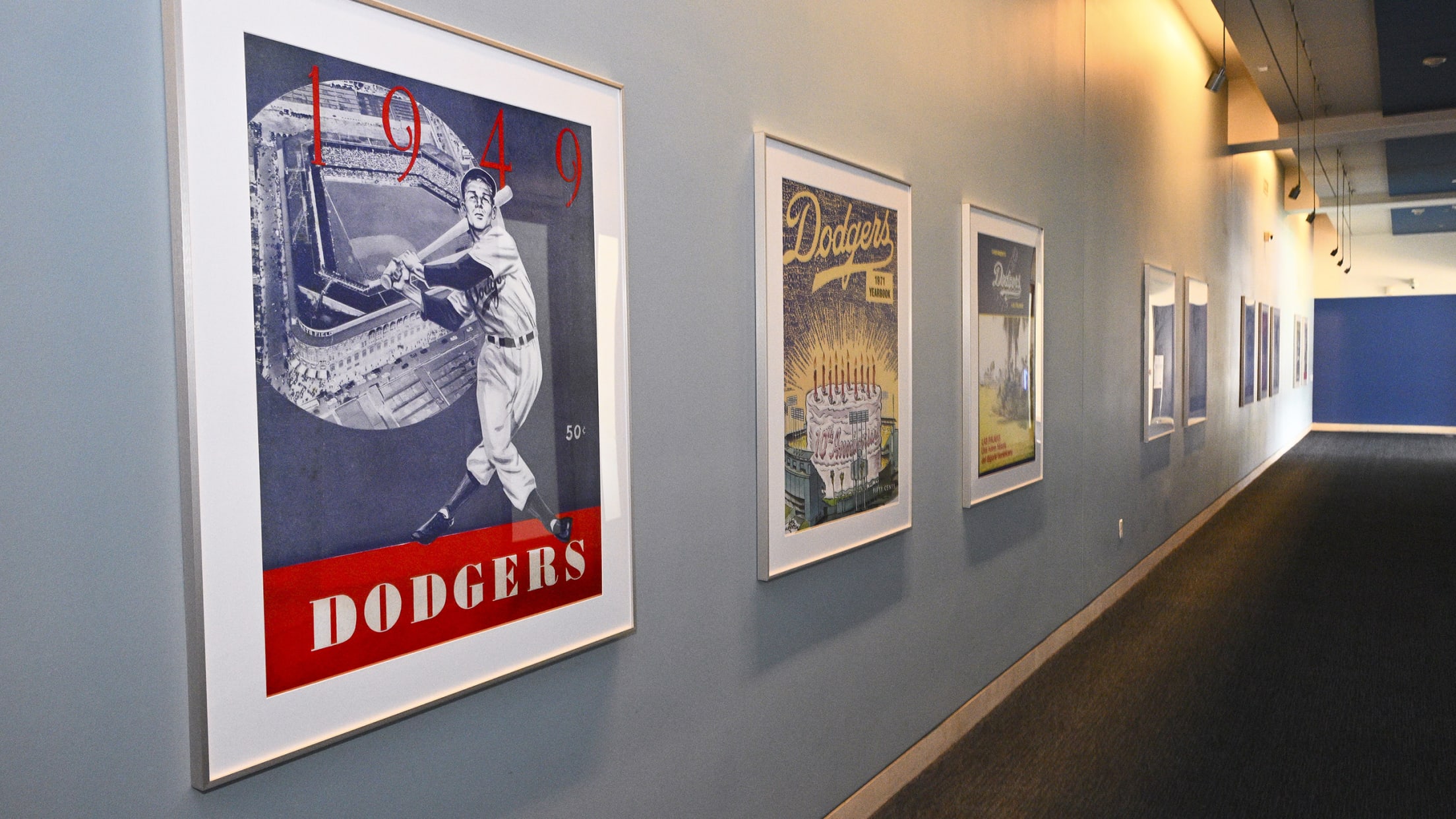 Dodger Yearbook Displays