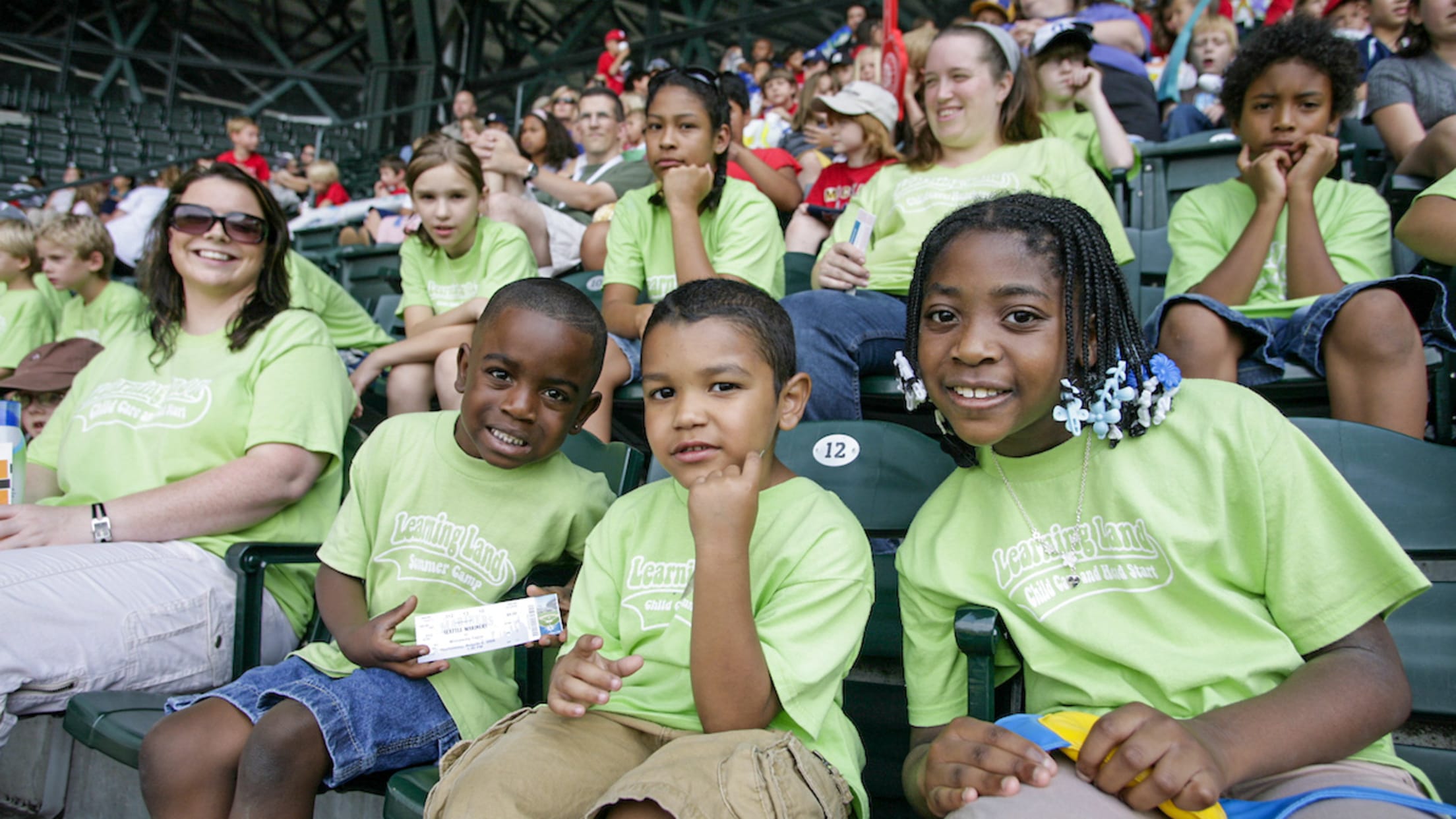 Young fans at T-Mobile Park.