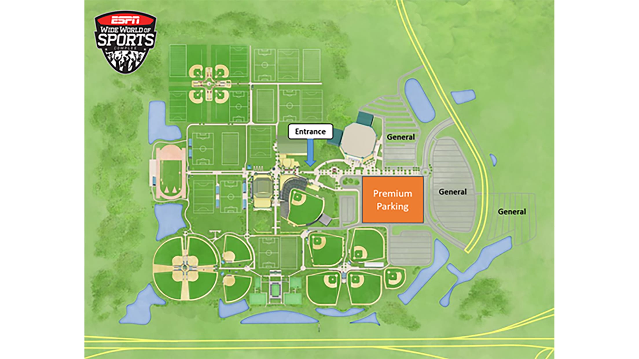 Disney Parking Map