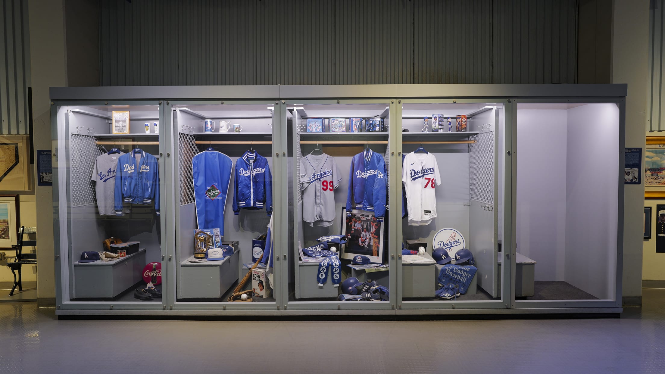 Dodger Stadium Lockers