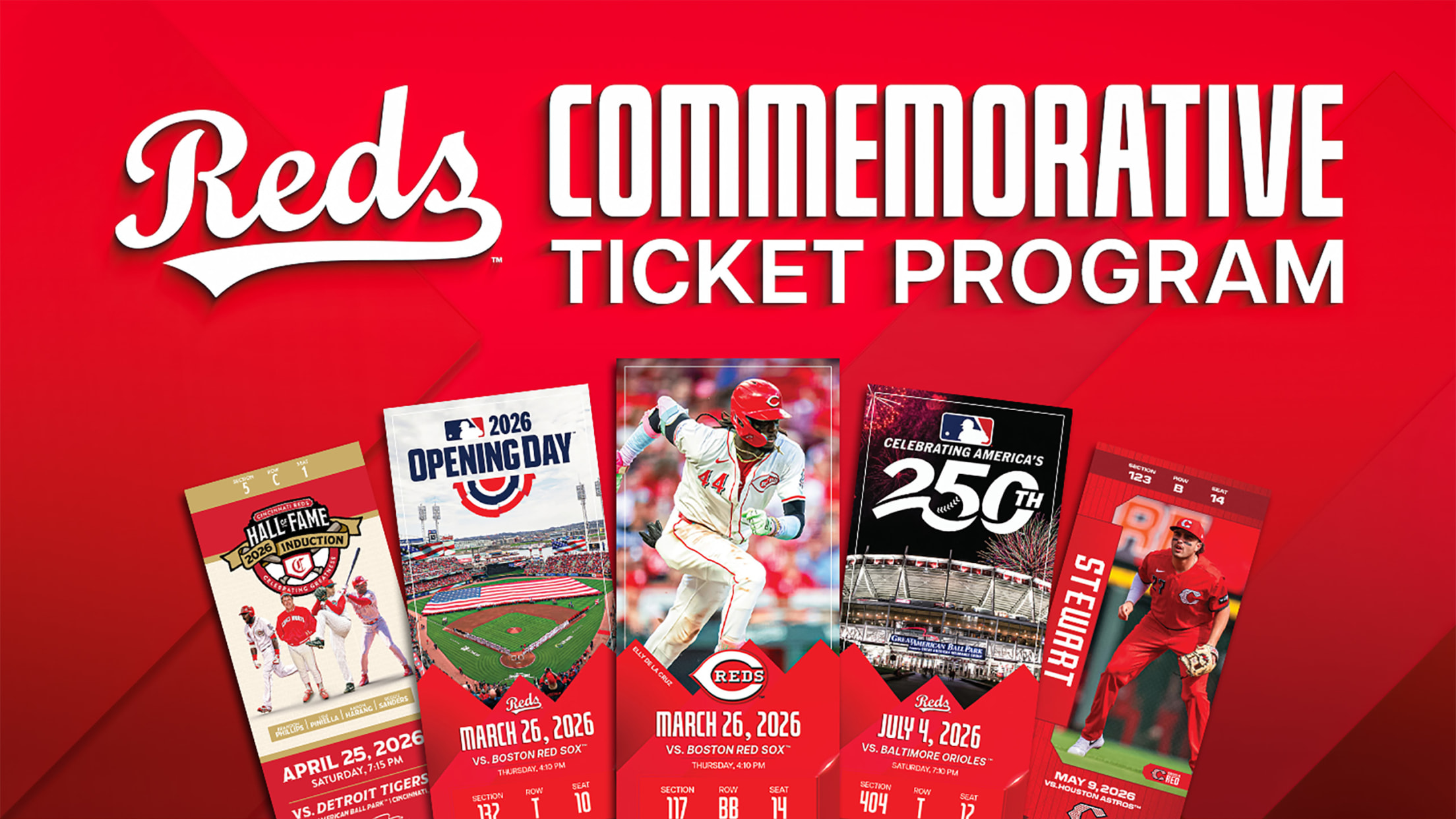 Reds Commemorative Ticket Program.