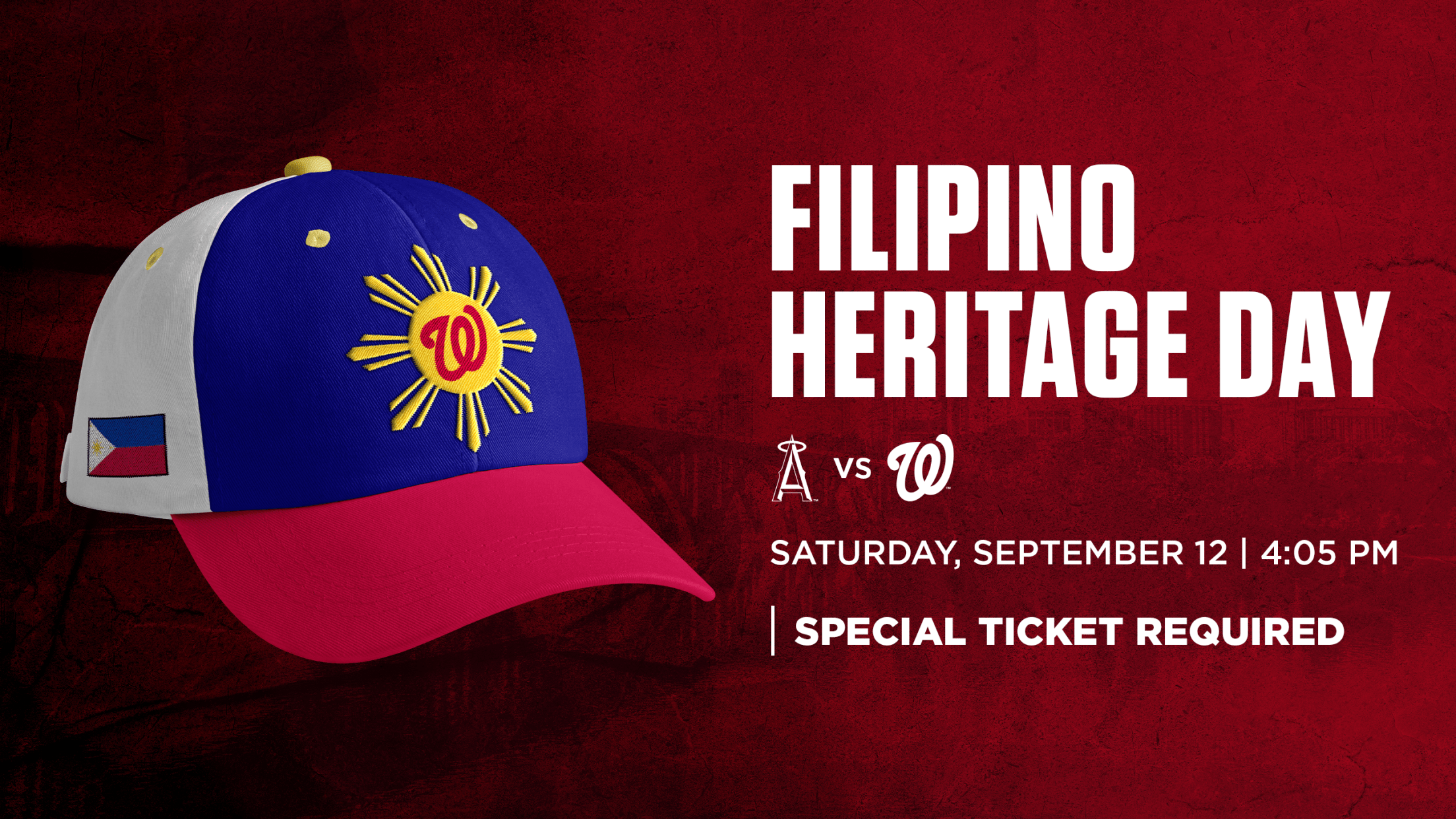 Filipino Heritage Day: Saturday, September 12 vs. Los Angeles Angels