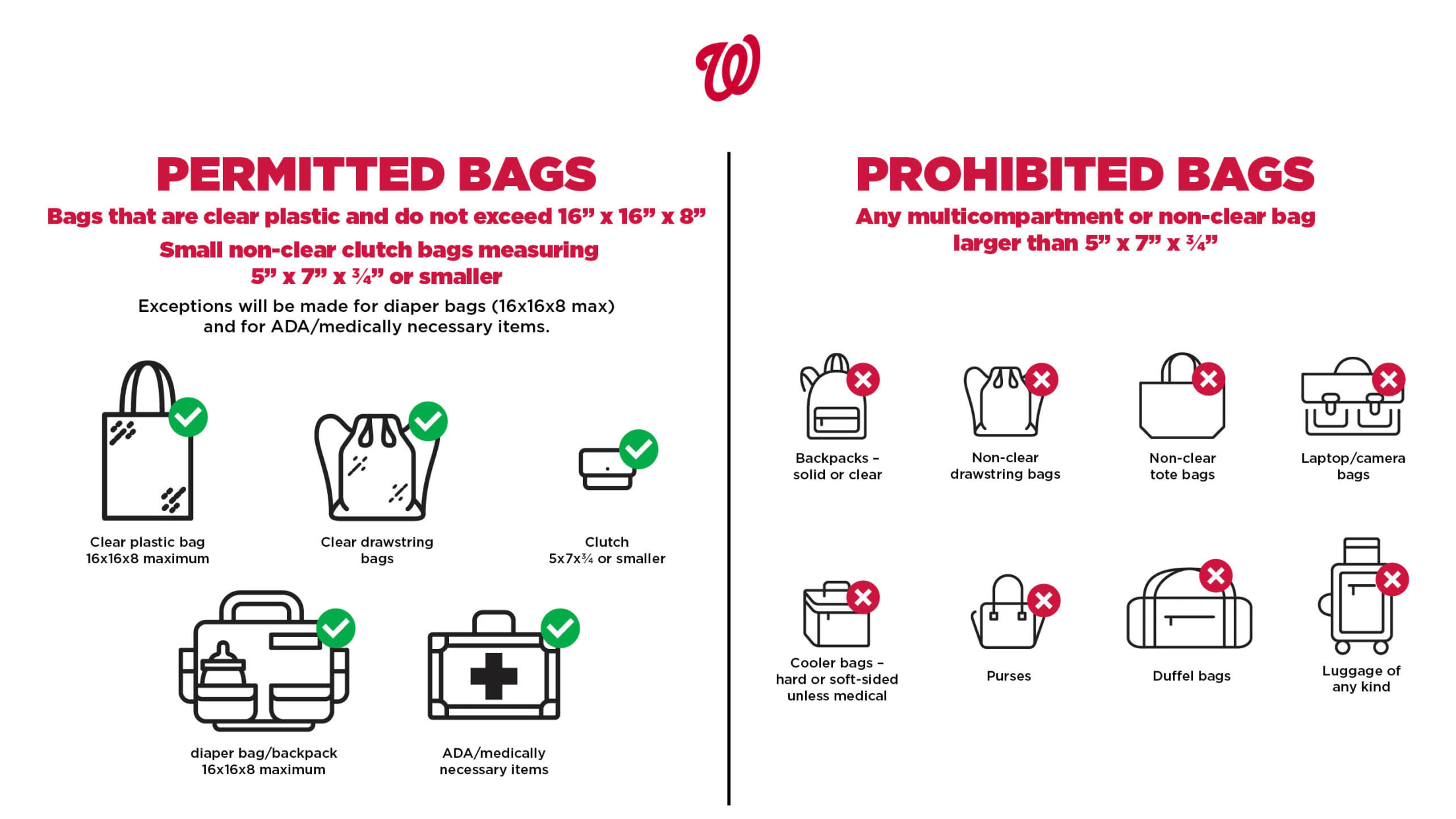 Bag Policy