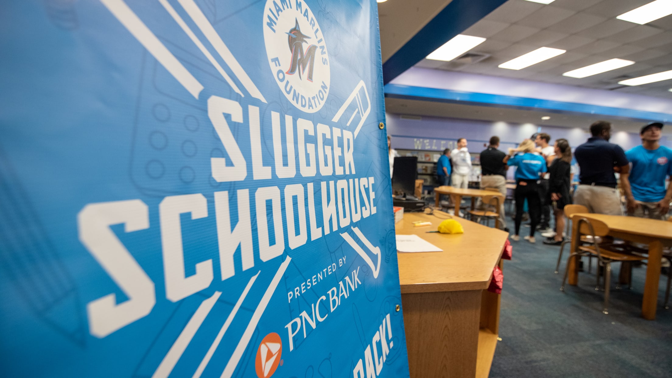 Marlins Foundation Slugger Schoolhouse Event