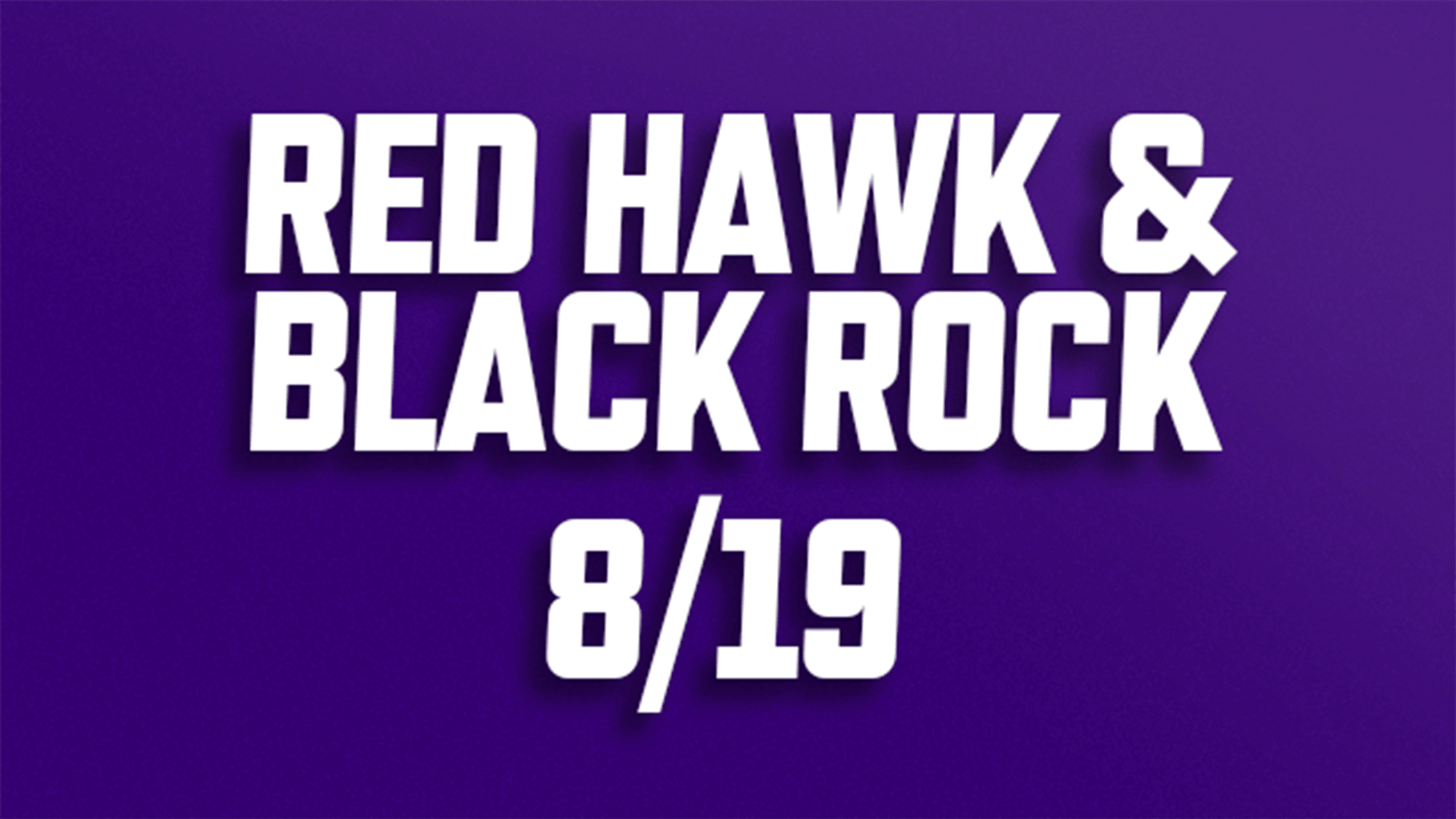 Purchase National Anthem tickets for Red Hawk + Black Rock Elementaries on August 19, 2026