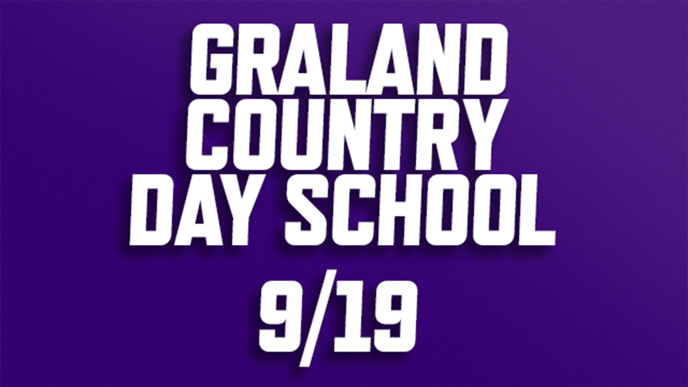 Purchase National Anthem tickets for Graland Country Day School on September 19, 2026