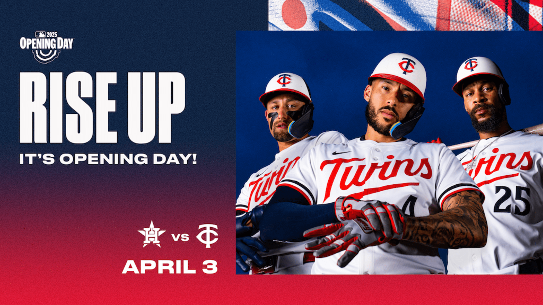 Rise up, it's Opening Day! Astros vs. Twins, April 3