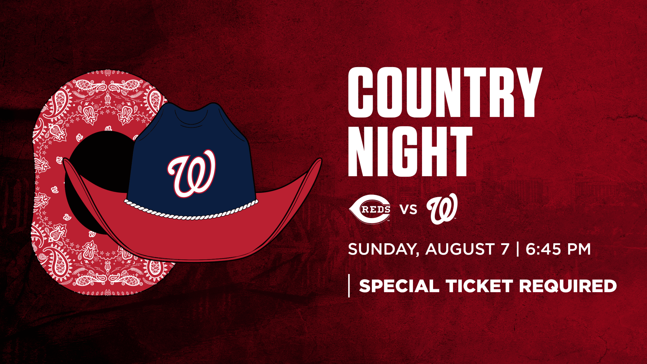 Country Day: Friday, August 7 vs. Cincinnati Reds