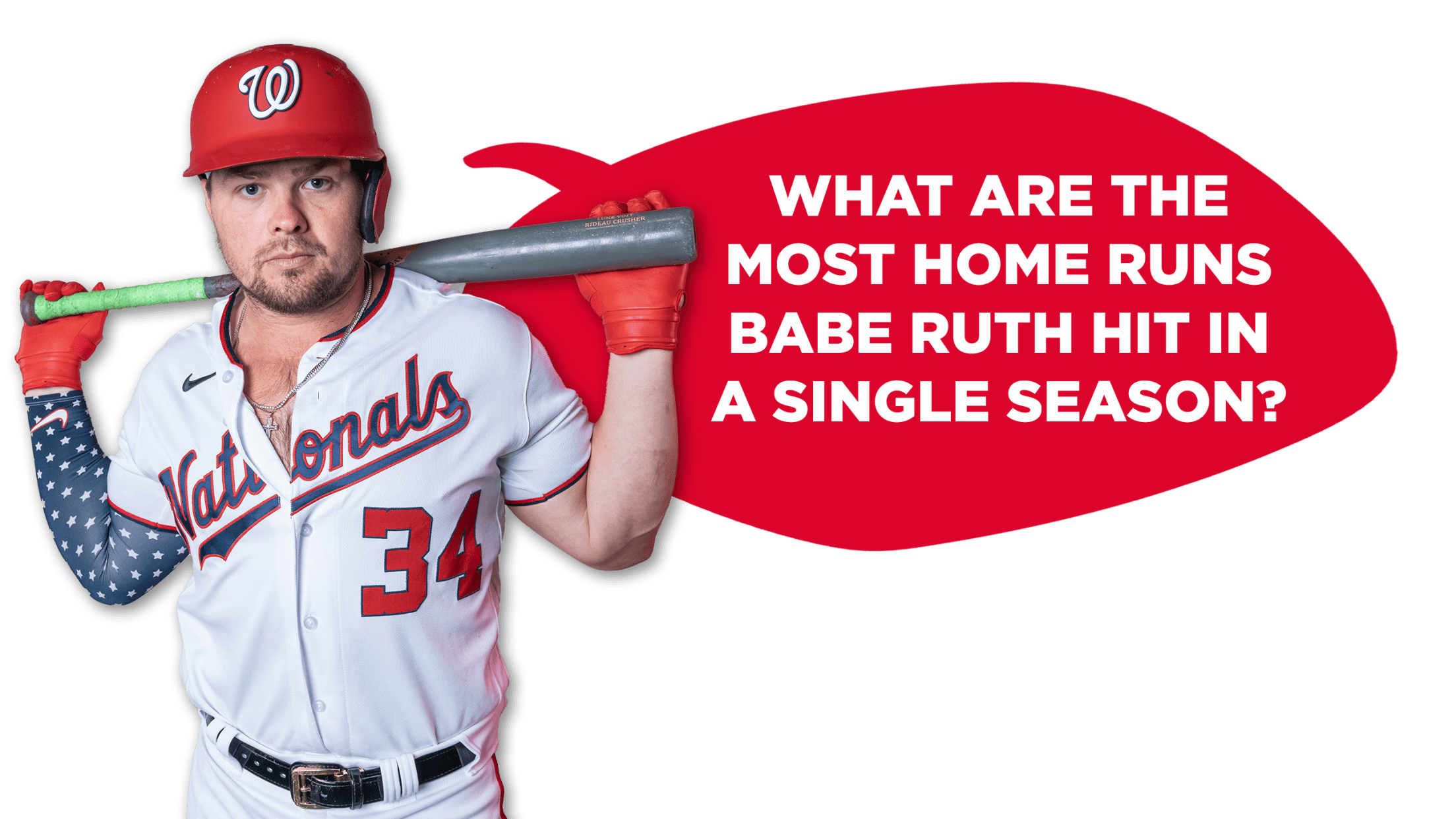 What are the most home runs Babe Ruth hit in a single season?