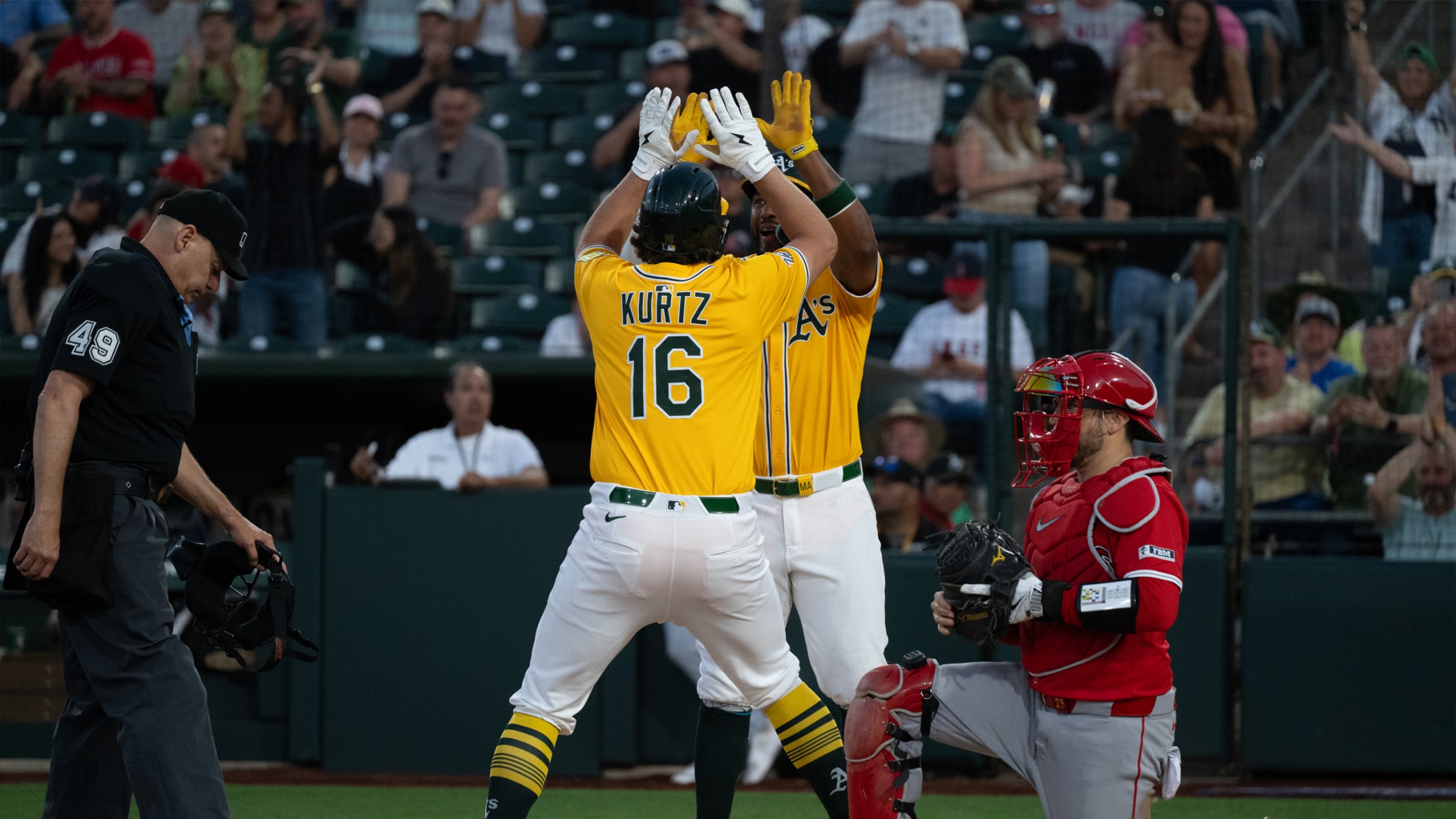 Nick Kurtz - First Home Run at Home
