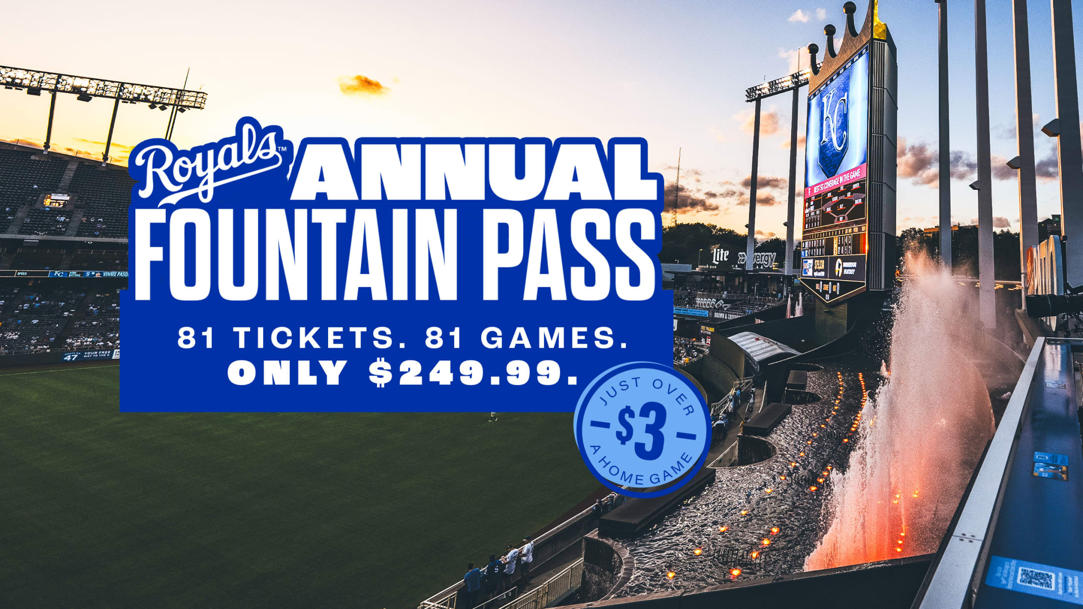 Annual Fountain Pass - Available for a limited time only