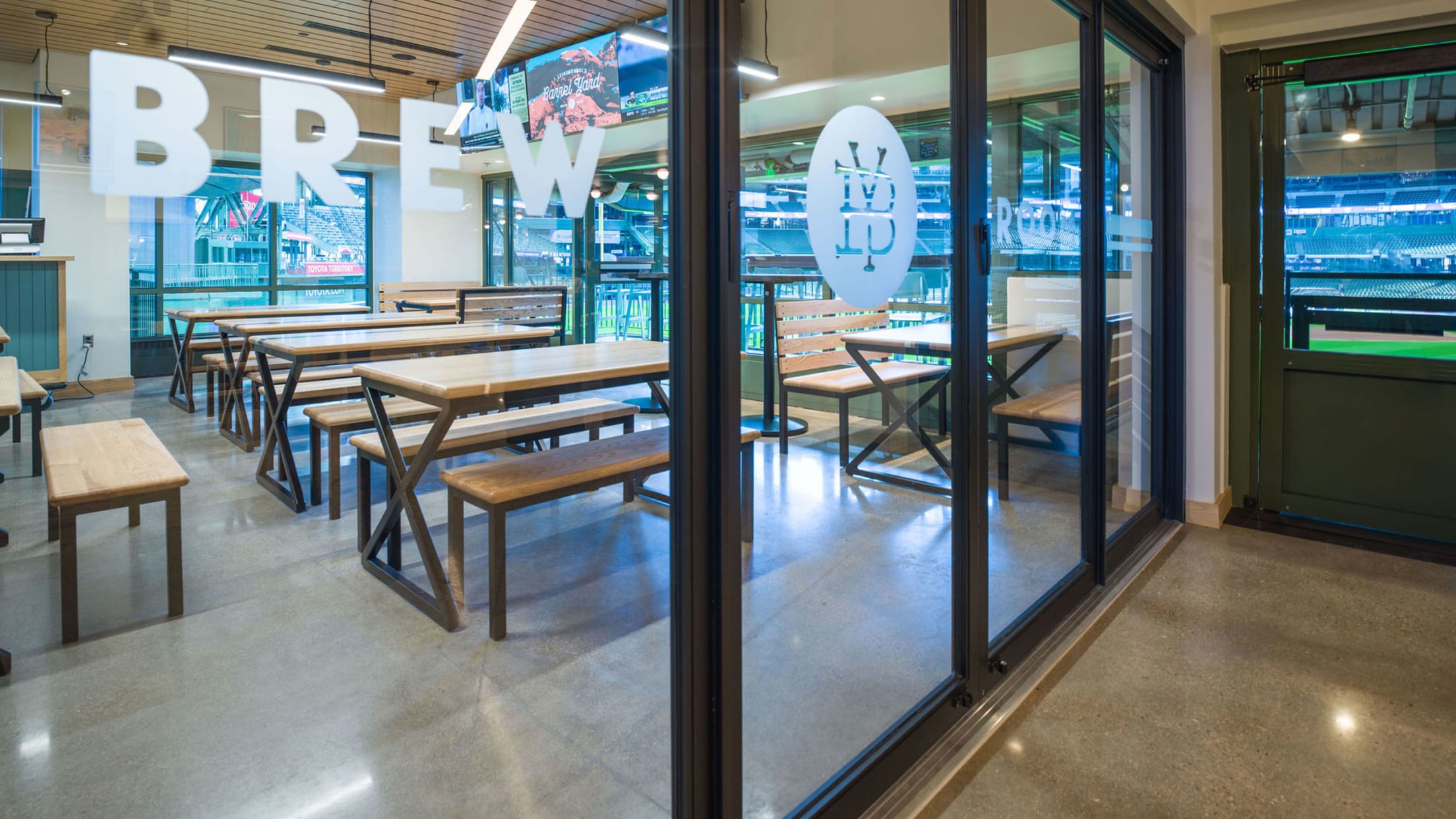 J. Leinenkugel's Barrel Yard Brew Room Doors