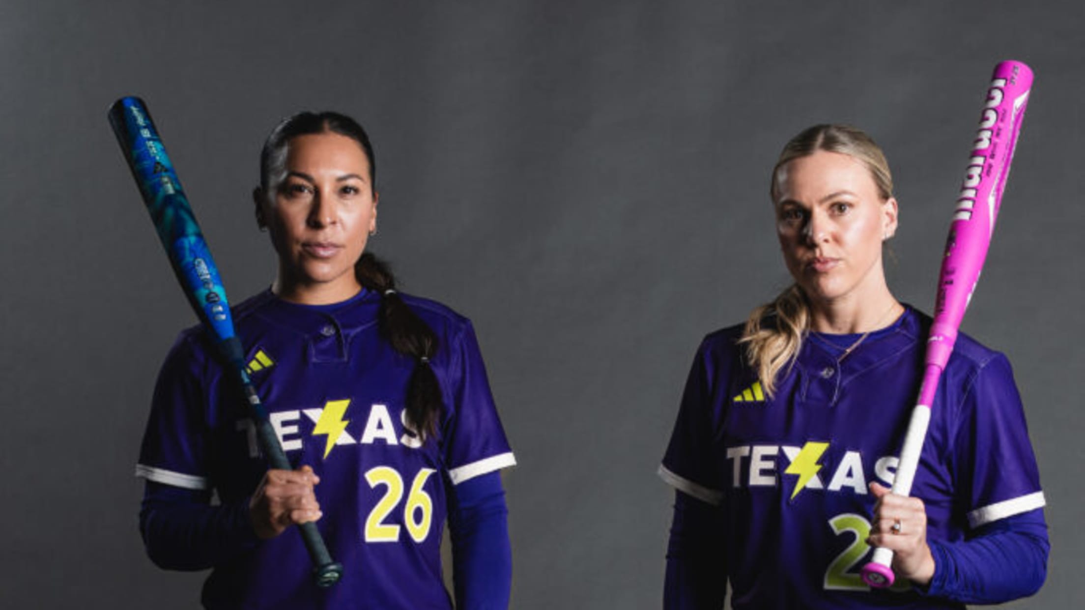 Sierra Romero and Amanda Lorenz of the Texas Volts