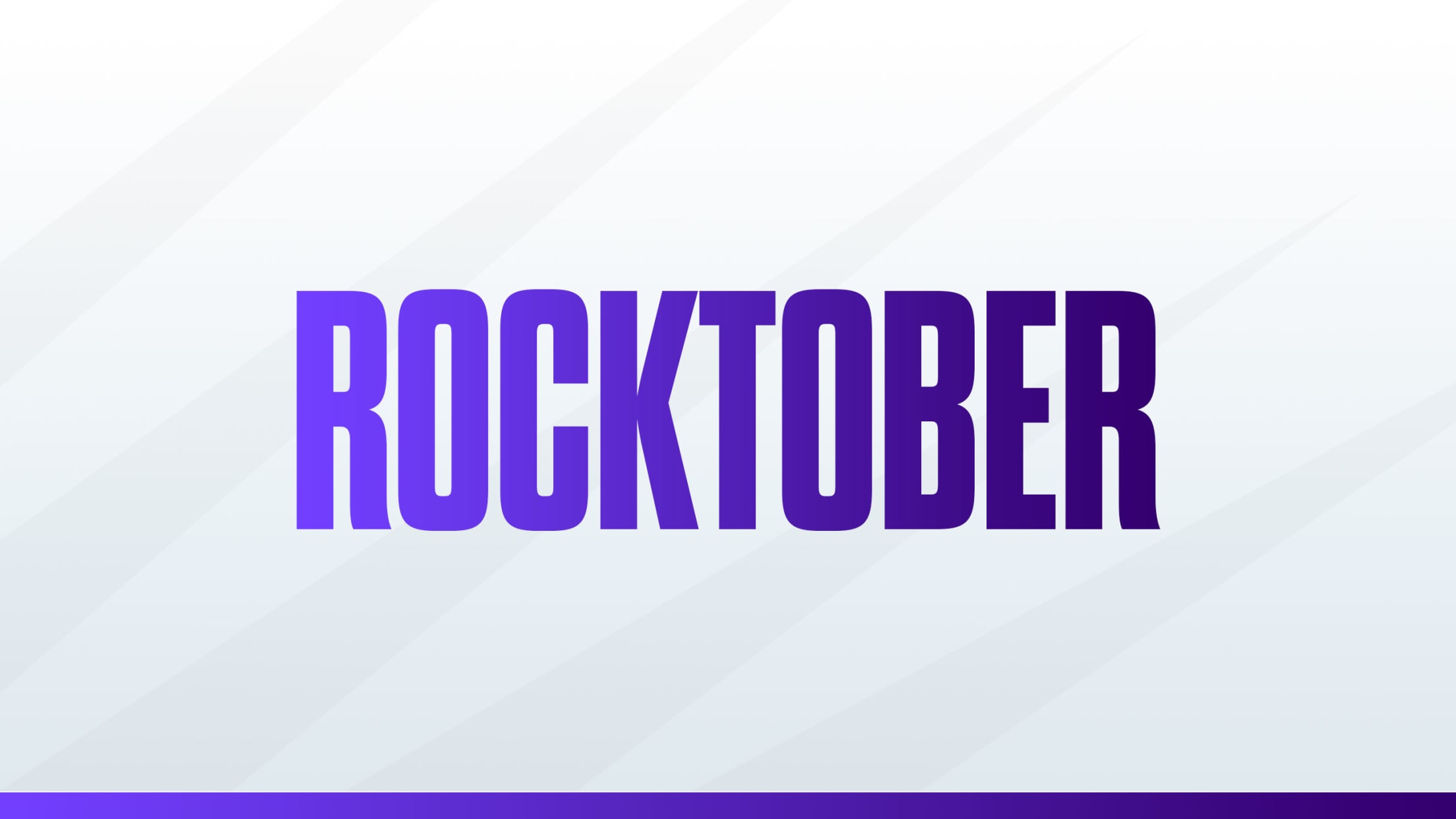 Rocktober.