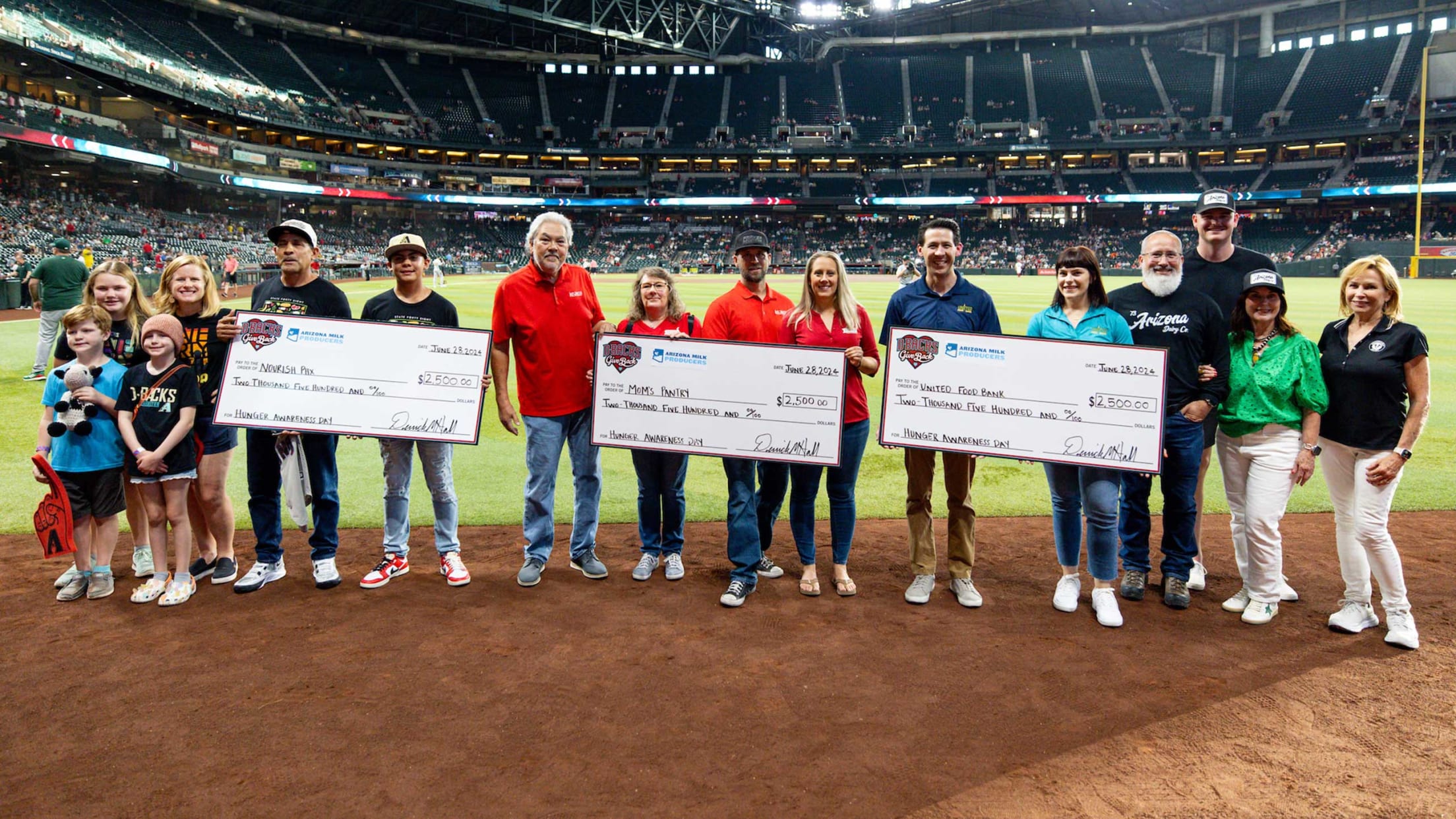Hunger Awareness NIght at Chase Field
