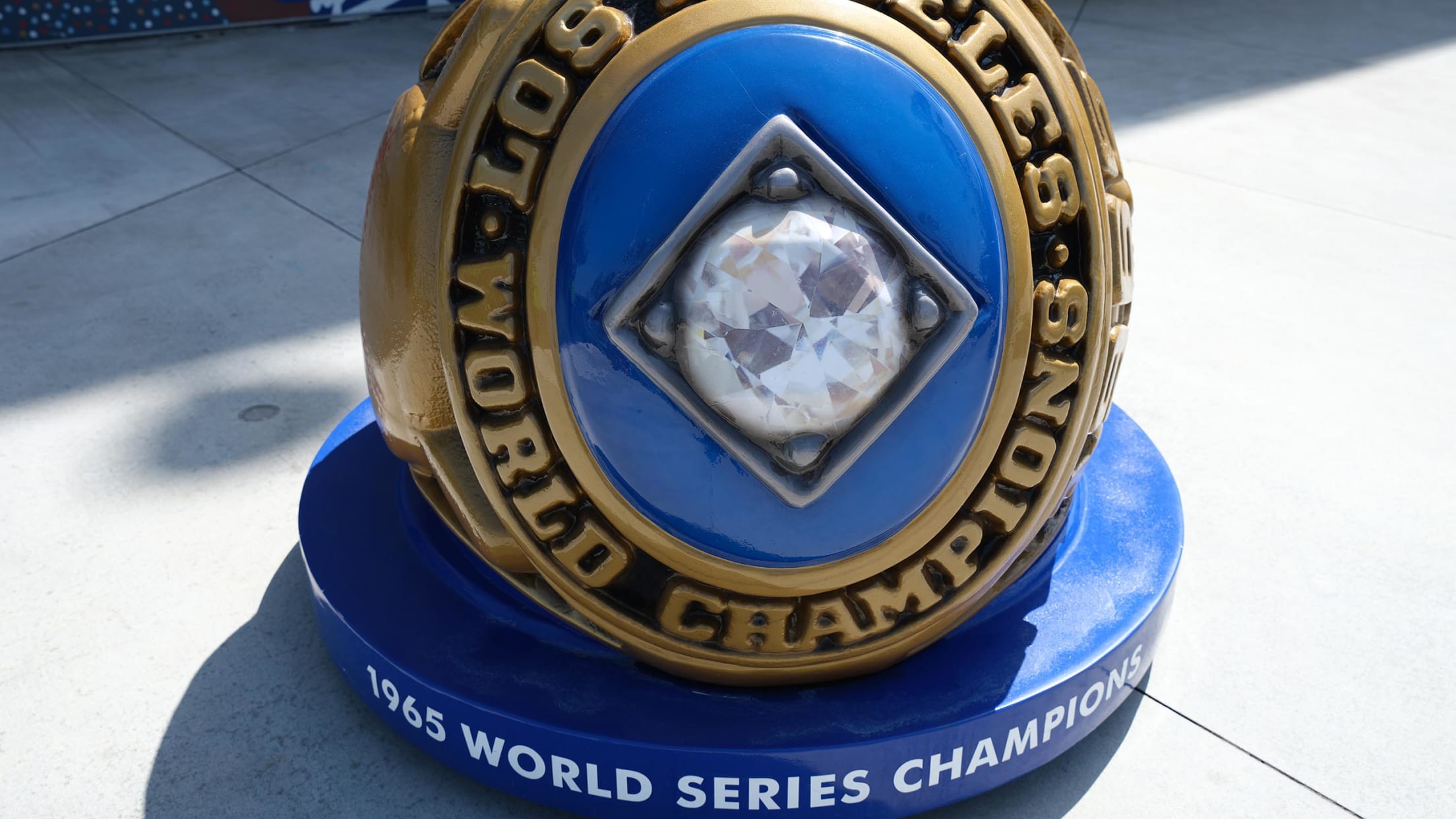 Giants Rings at Dodger Stadium