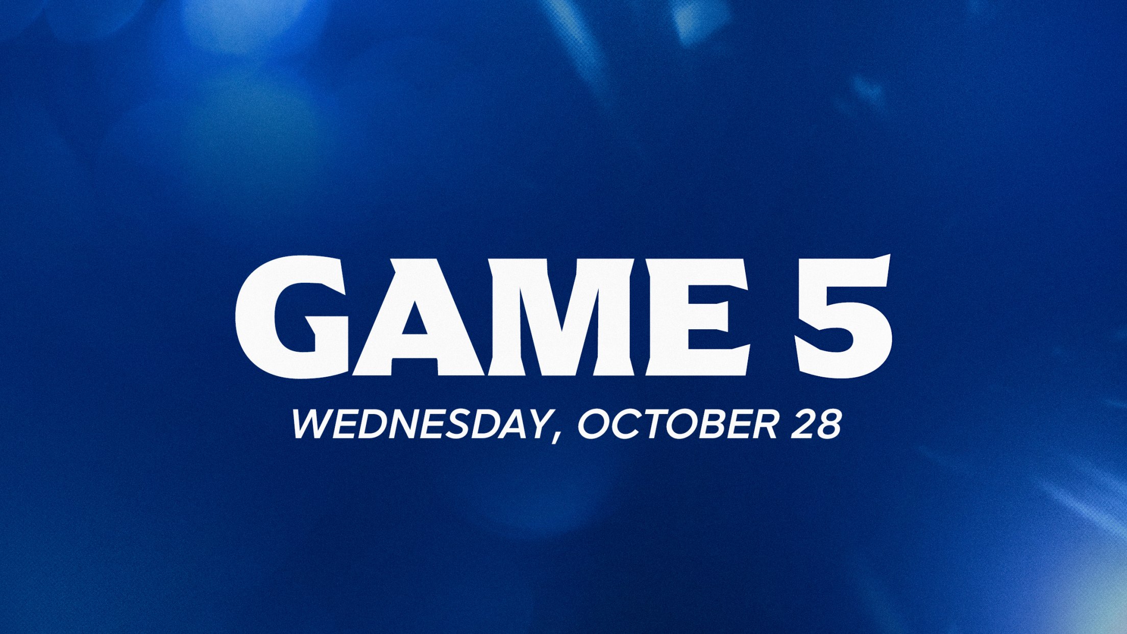 World Series Game 5
