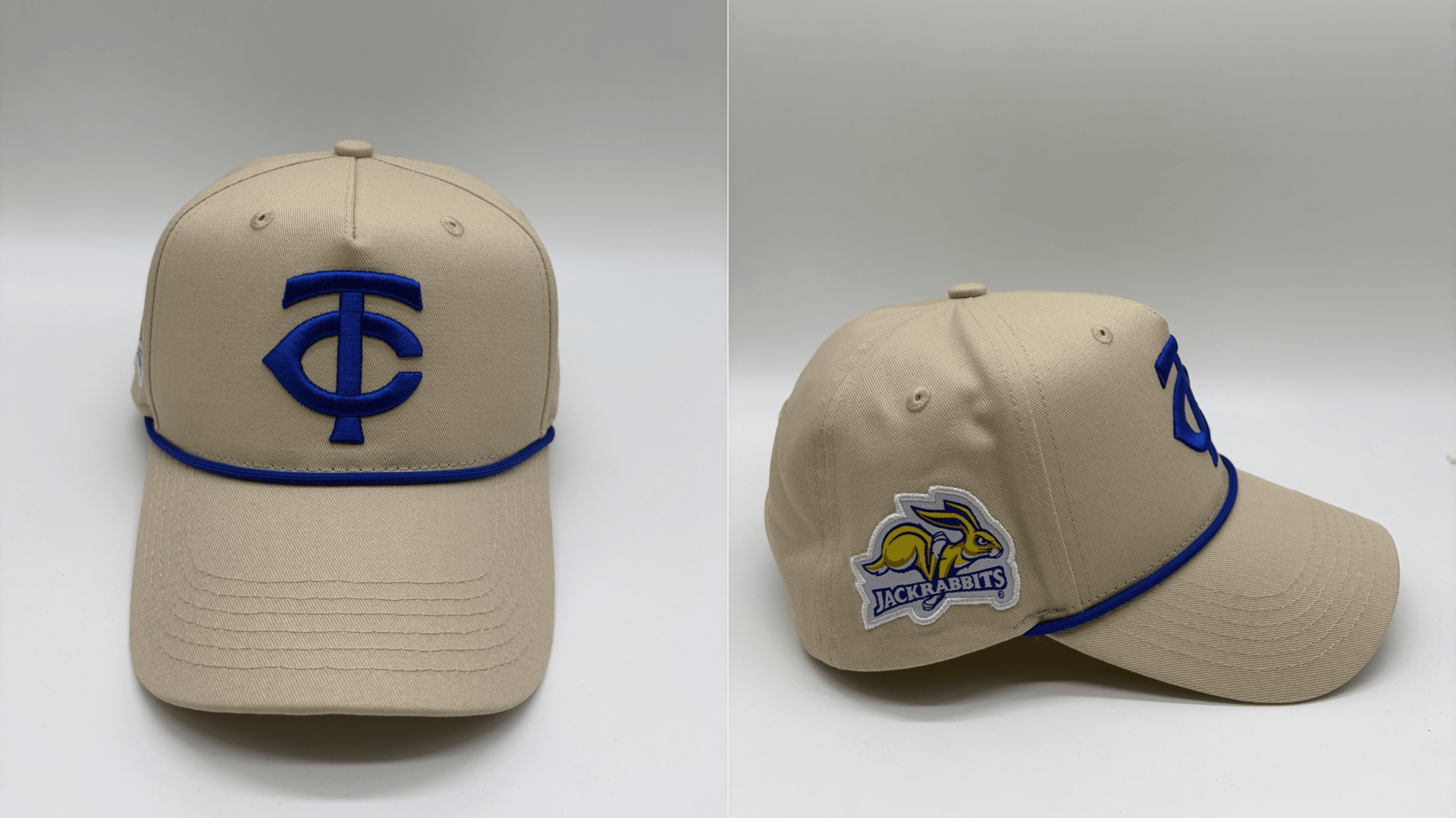exclusive co-themed SDSU Twins rope hat