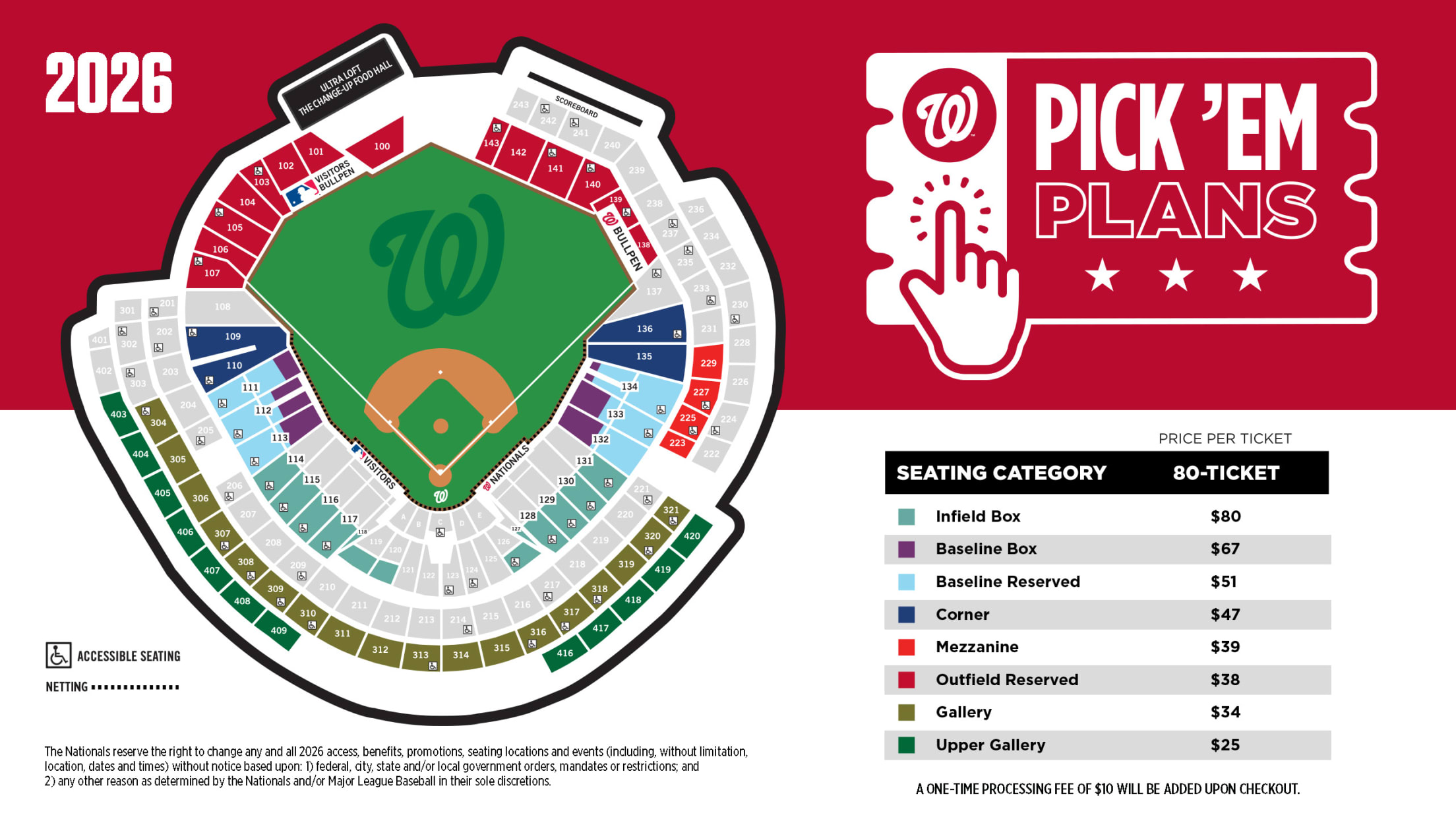2026 Season Plan Pricing