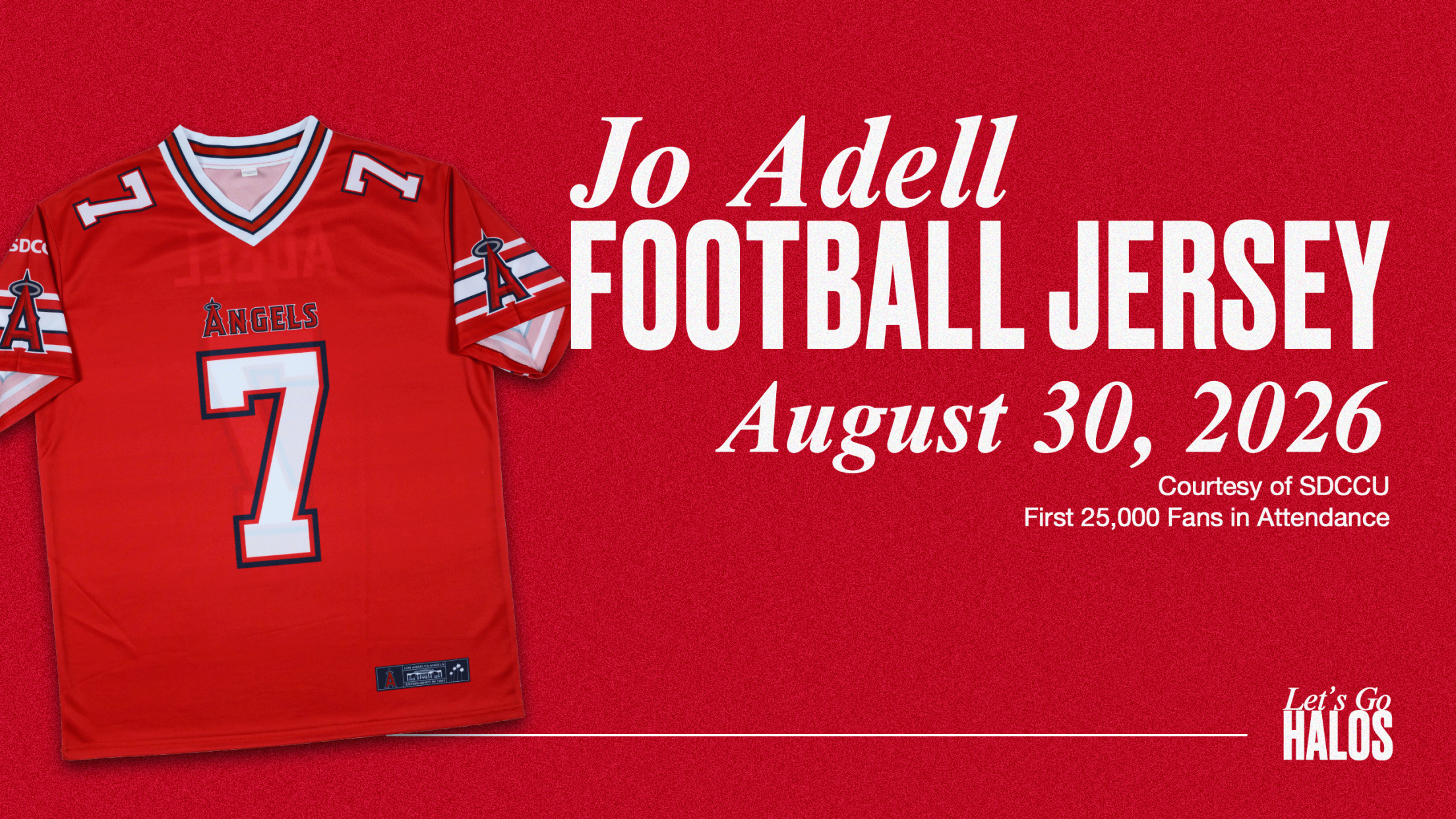 Jo Adell Football Jersey - August 30, 2026
