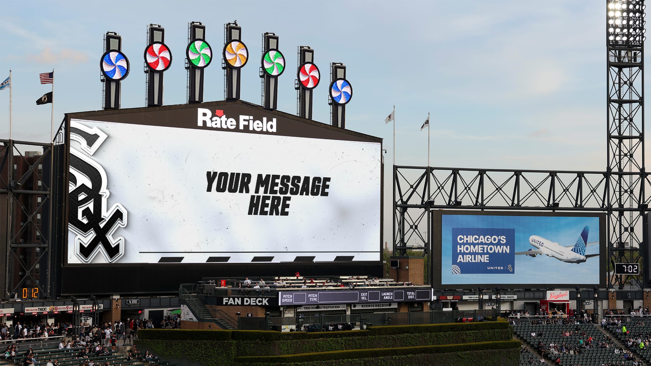 Non-Gameday Scoreboard Messages