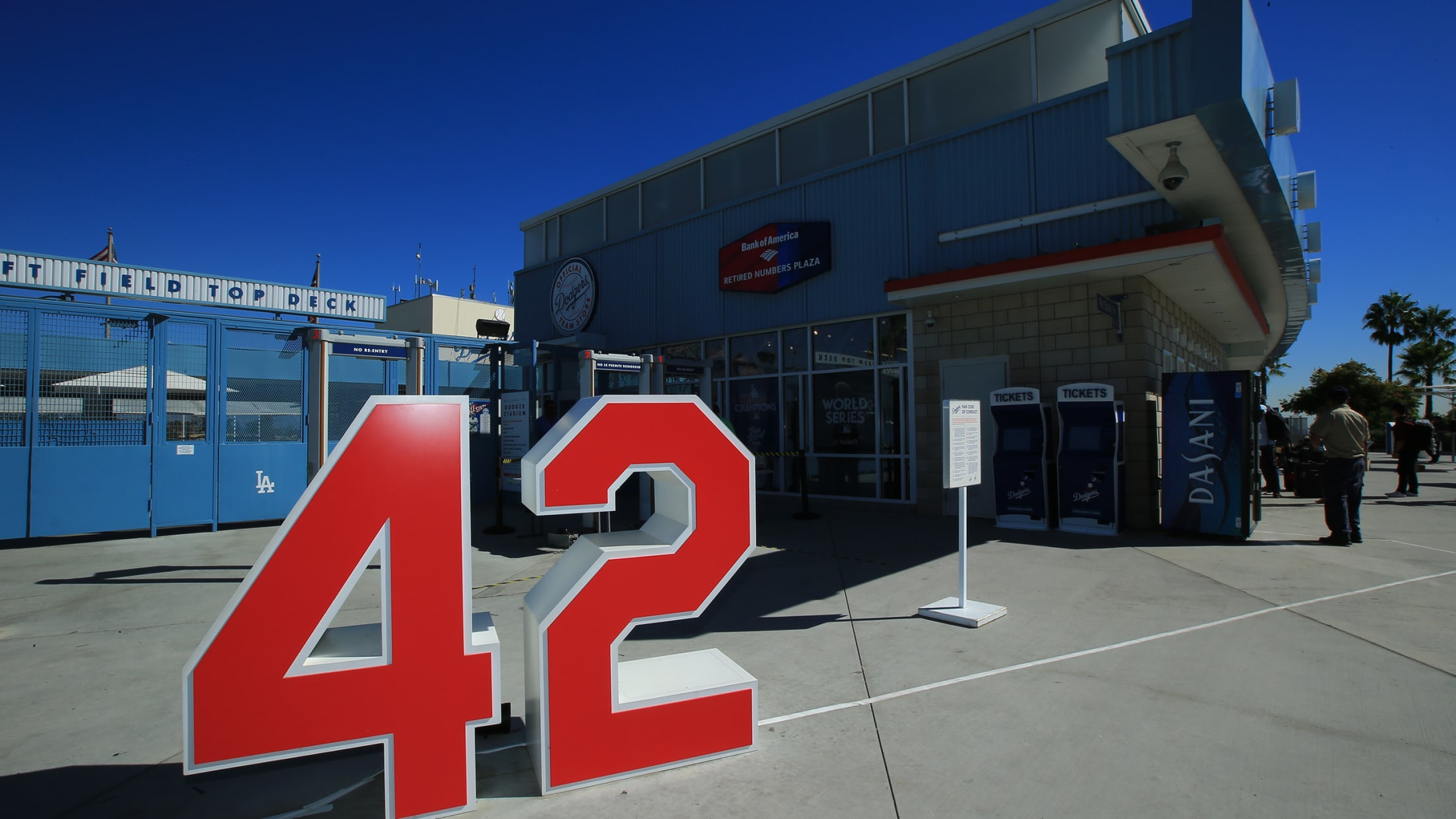 Bank of America Retired Numbers Plaza