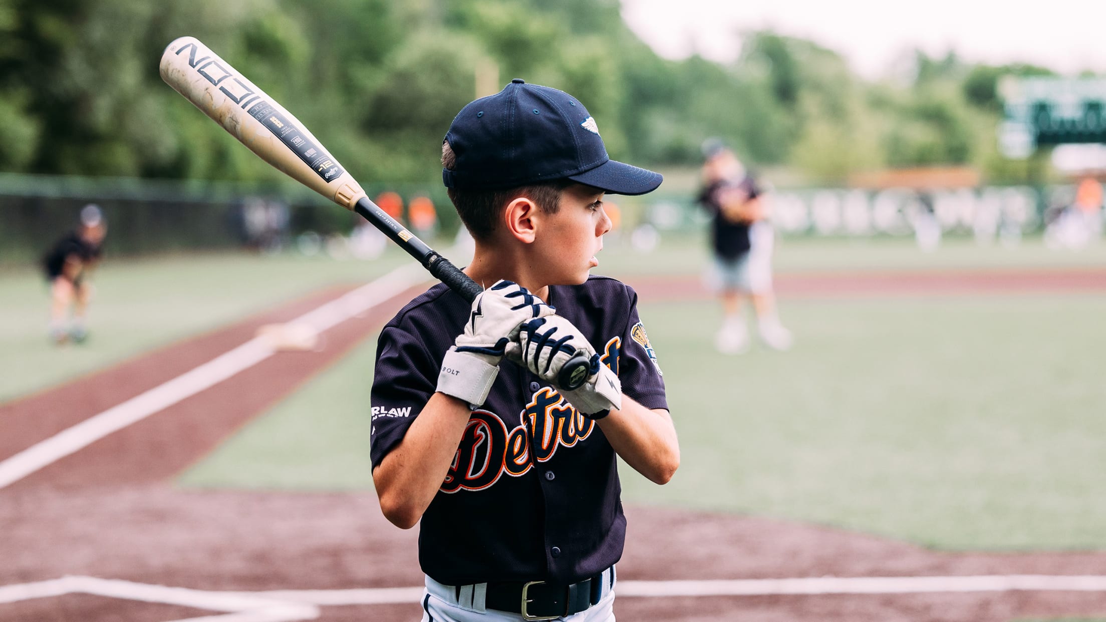 Tigers Youth Baseball Player