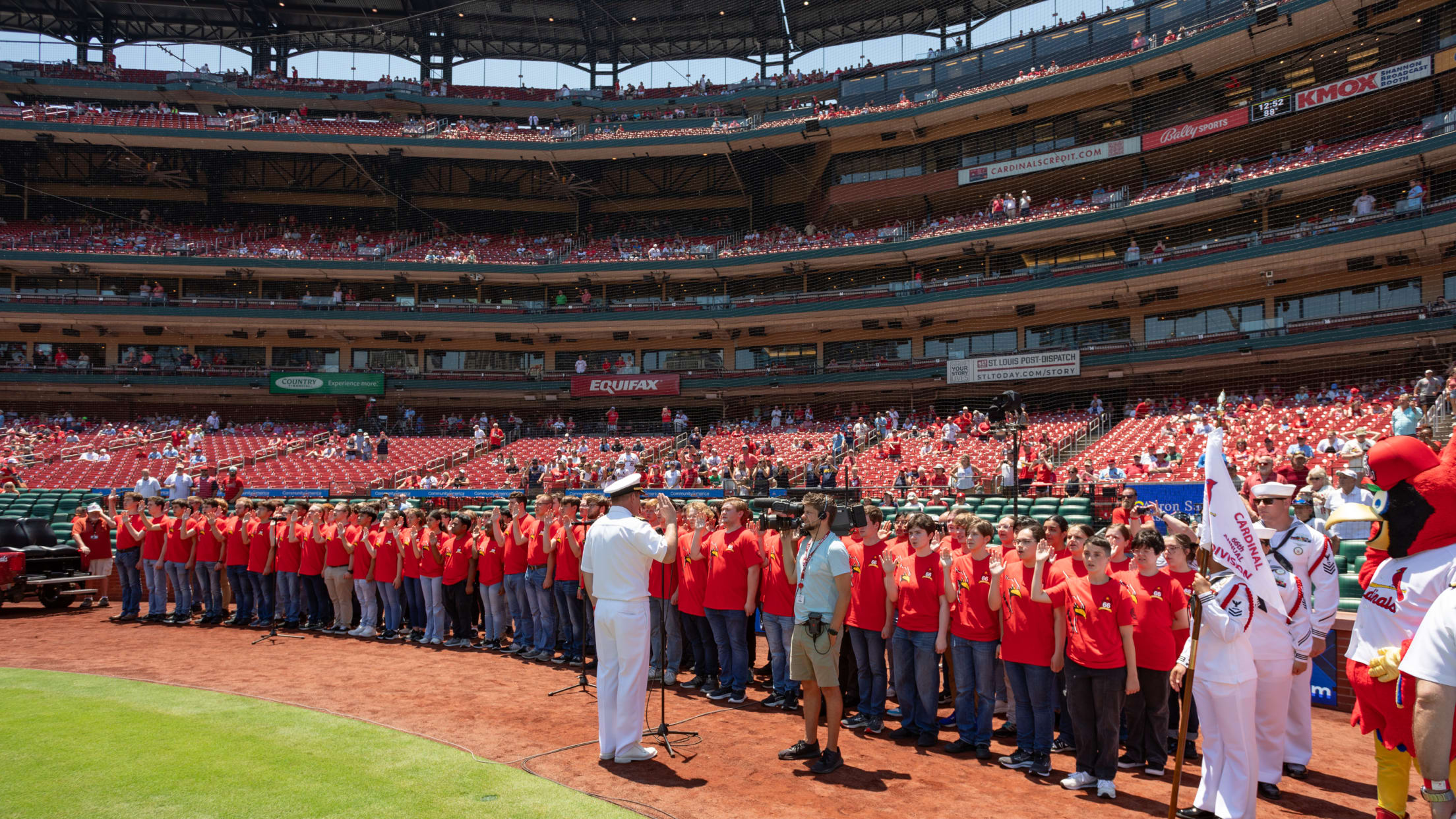 St Louis Cardinal Company Induction Ceremony