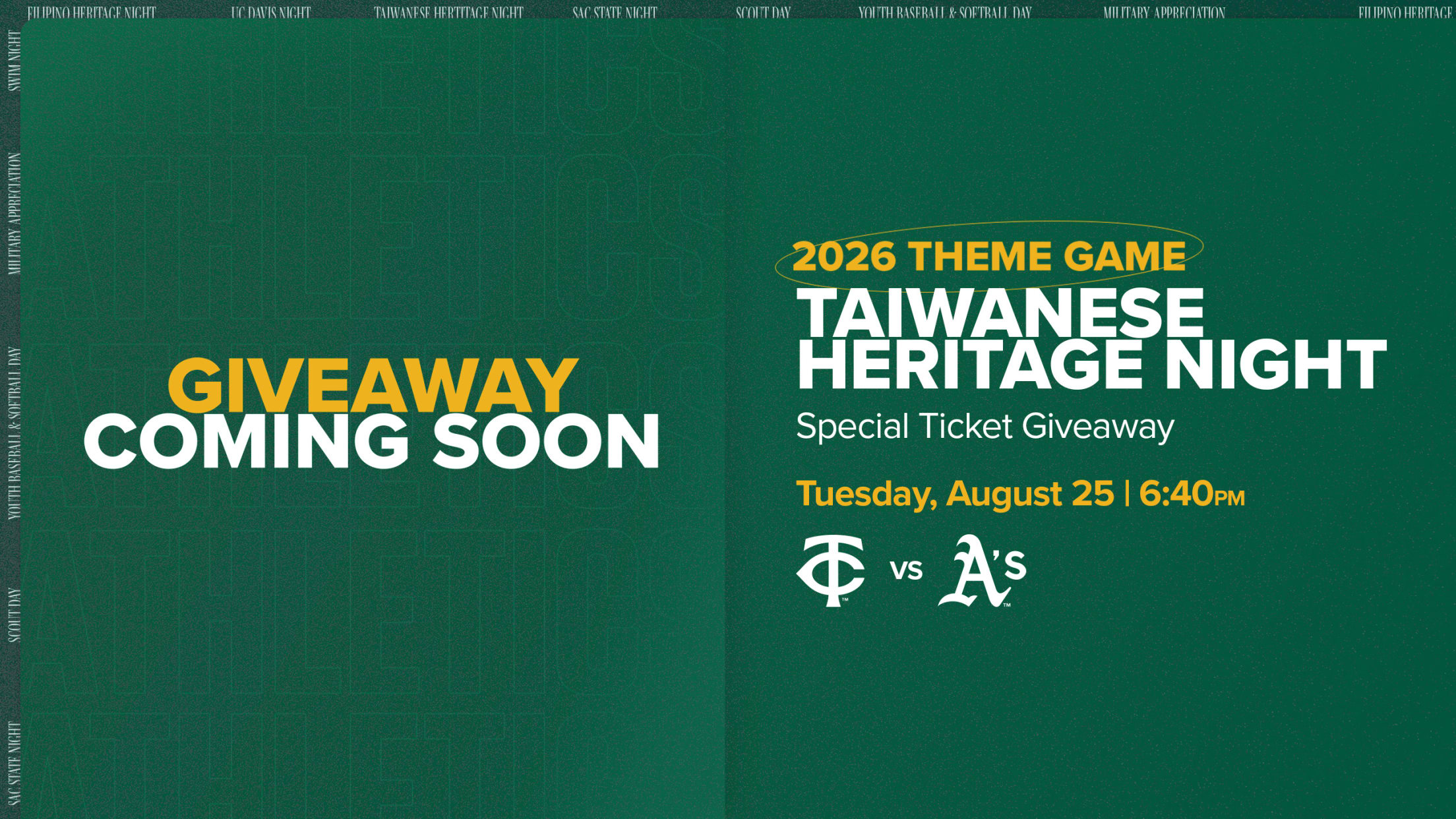 Taiwanese Heritage Night: August 25