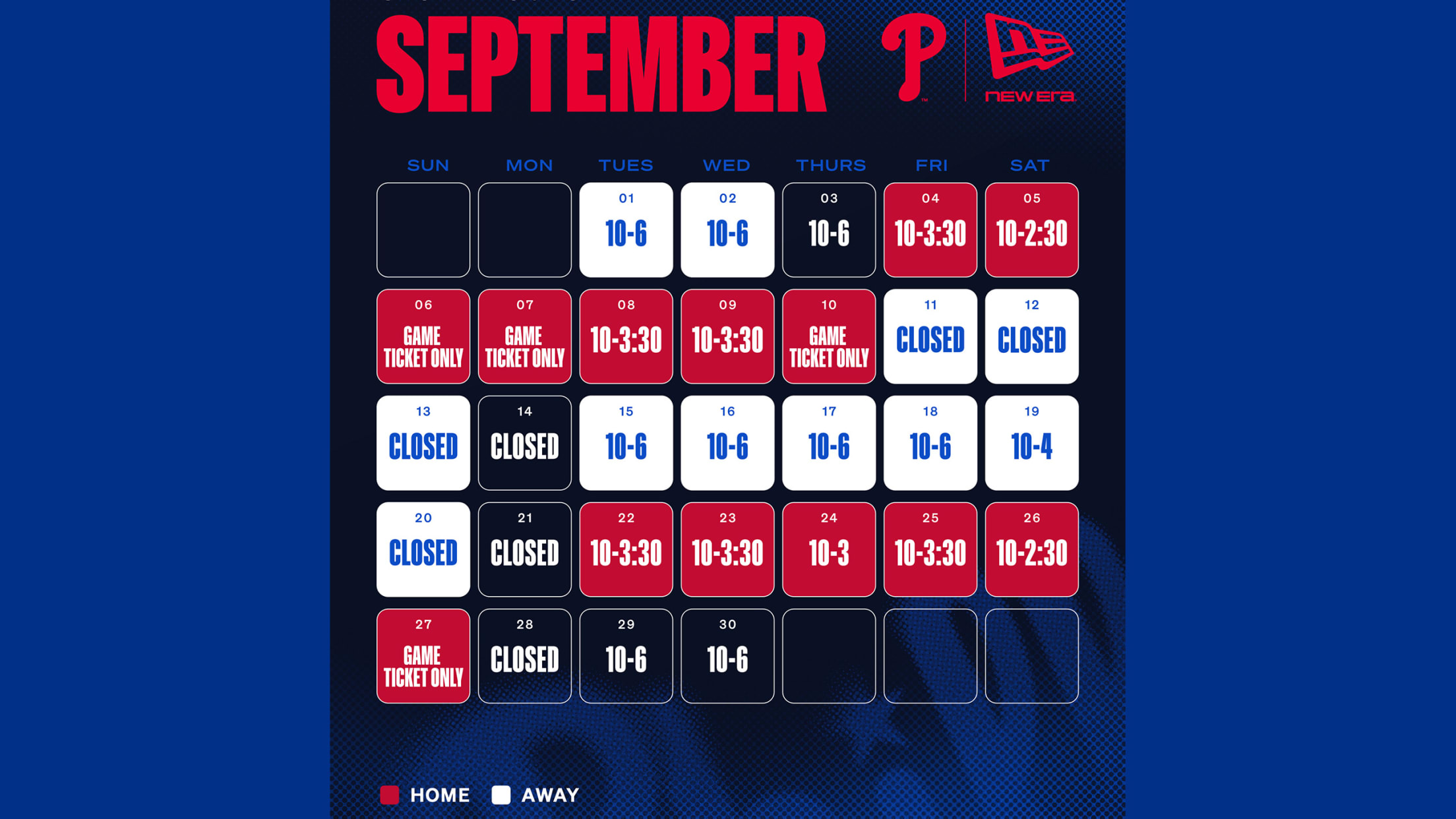 New Era Team Store hours