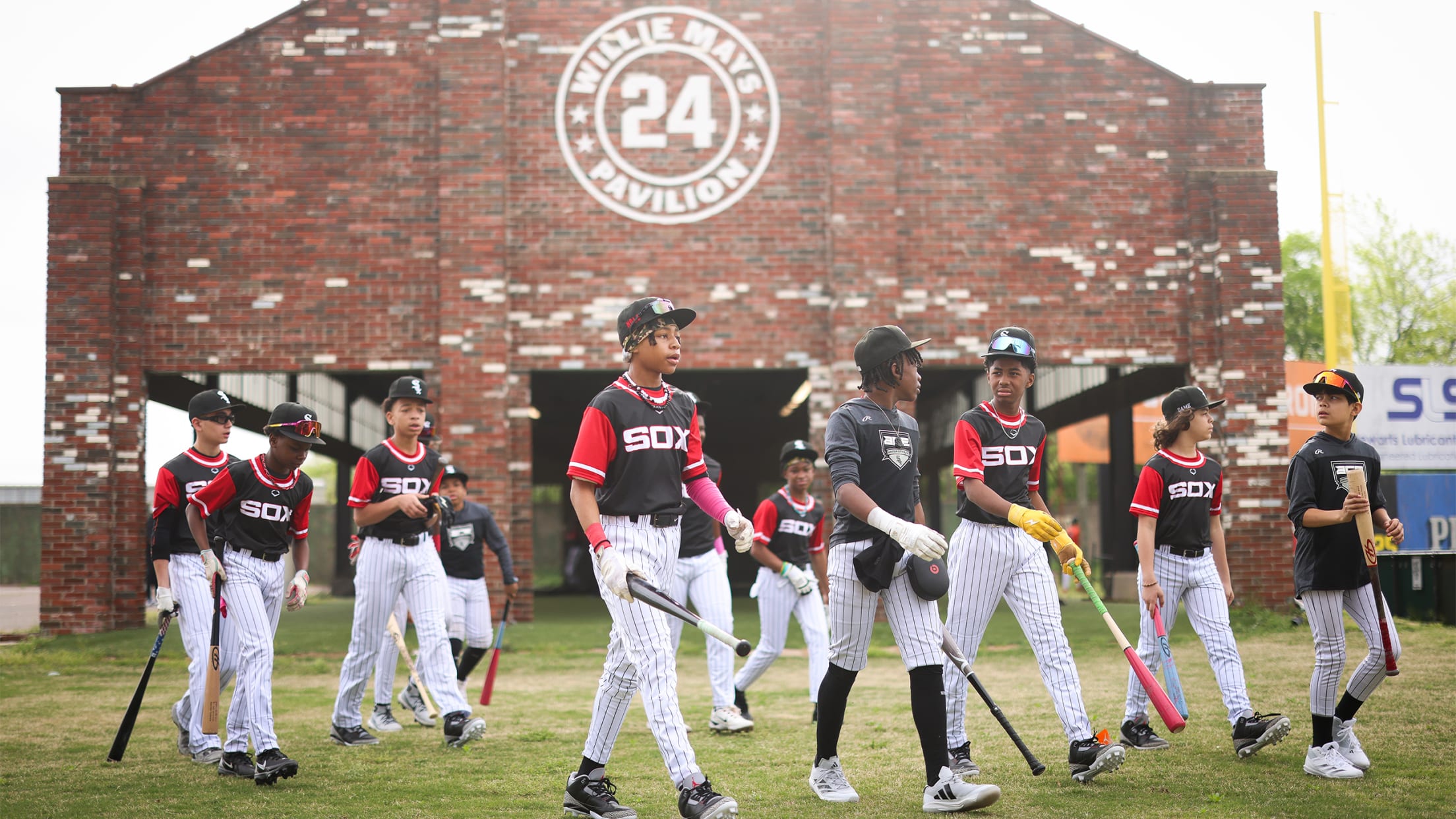 In 2025, student-athletes and coaches from the ACE 13U team traveled to Birmingham, Ala., for a doubleheader at the legendary Rickwood Field.