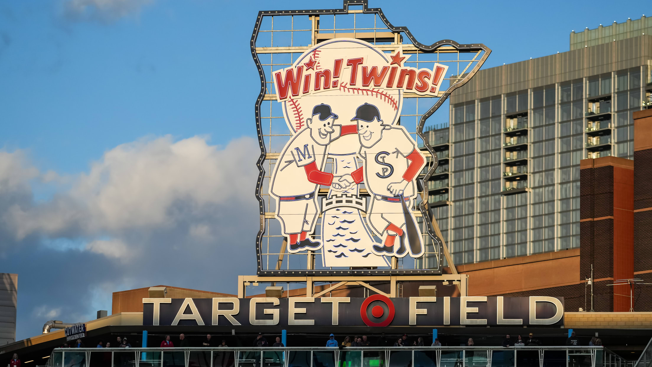 Minnie and Paul Celebration Sign