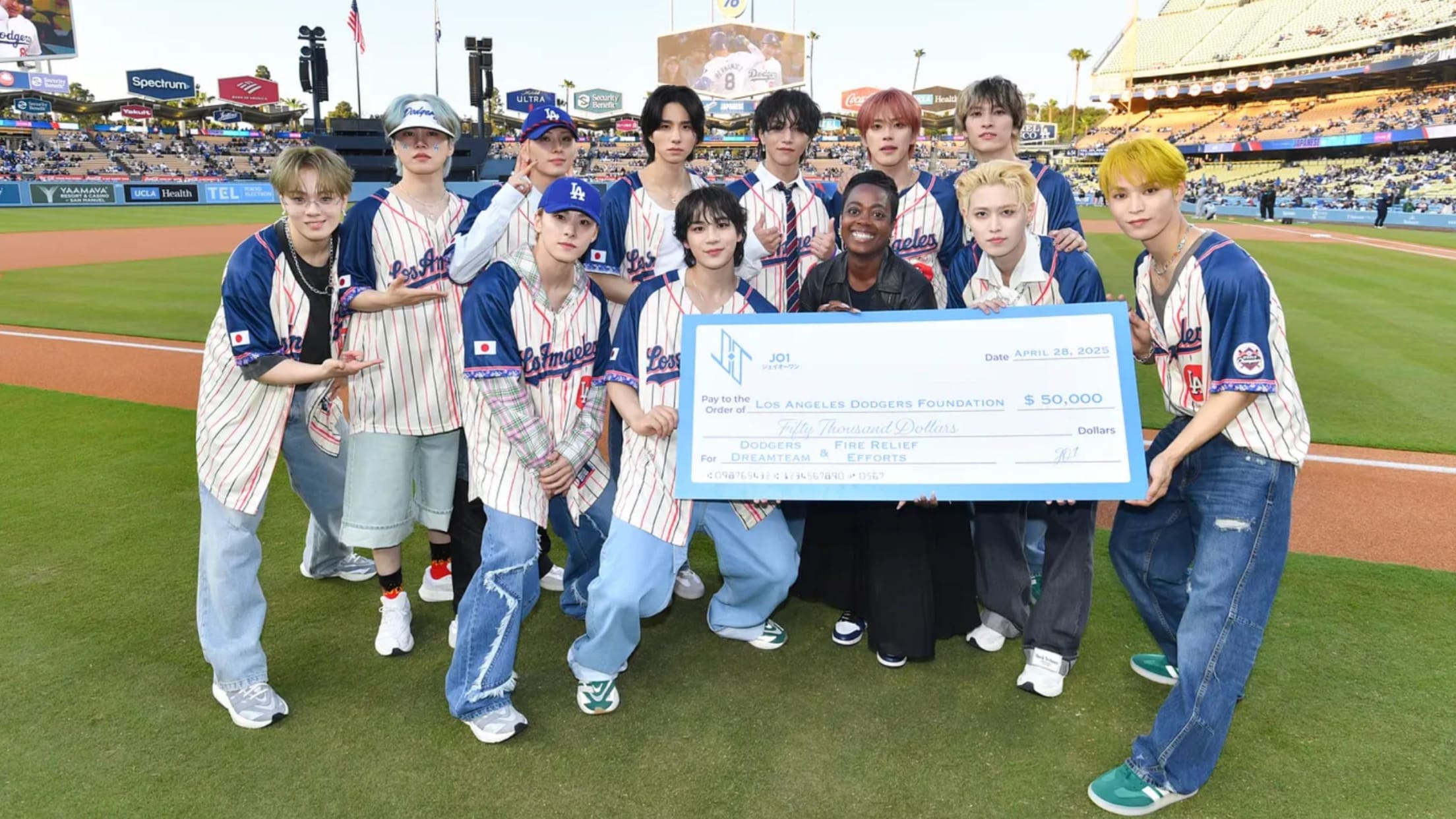 JO1 and Relief Efforts