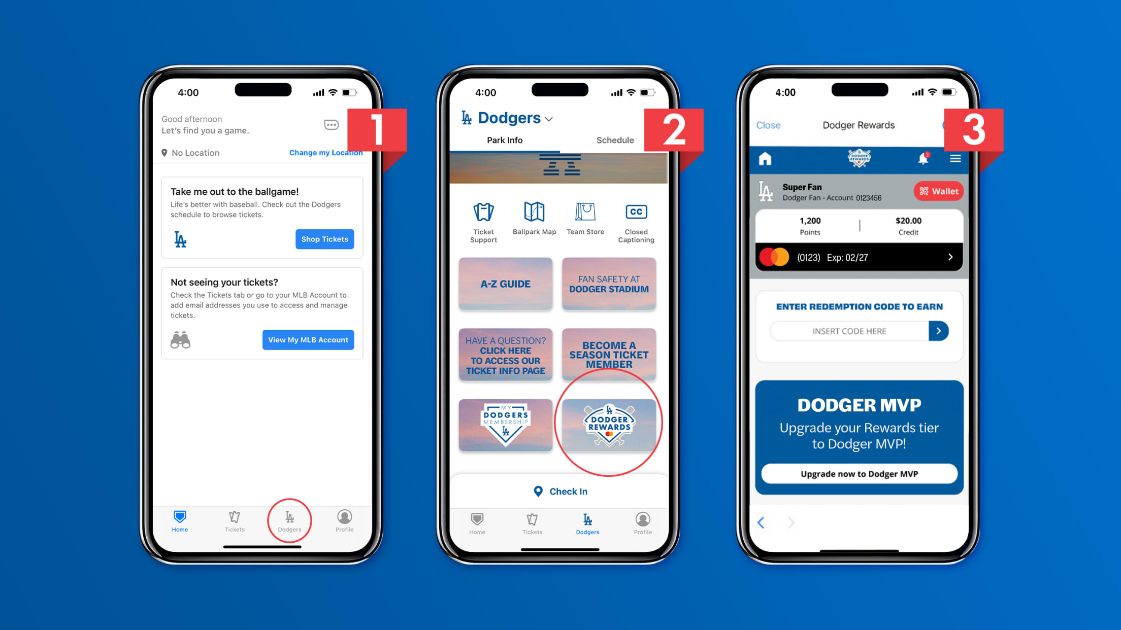 Access Dodger Rewards
