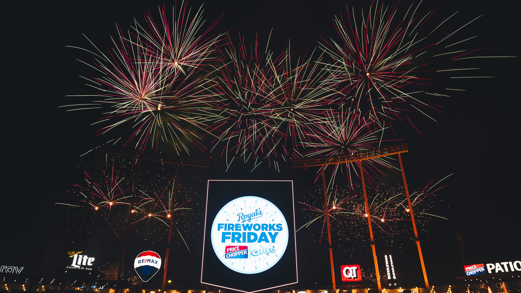 Watch Fireworks from Field Level