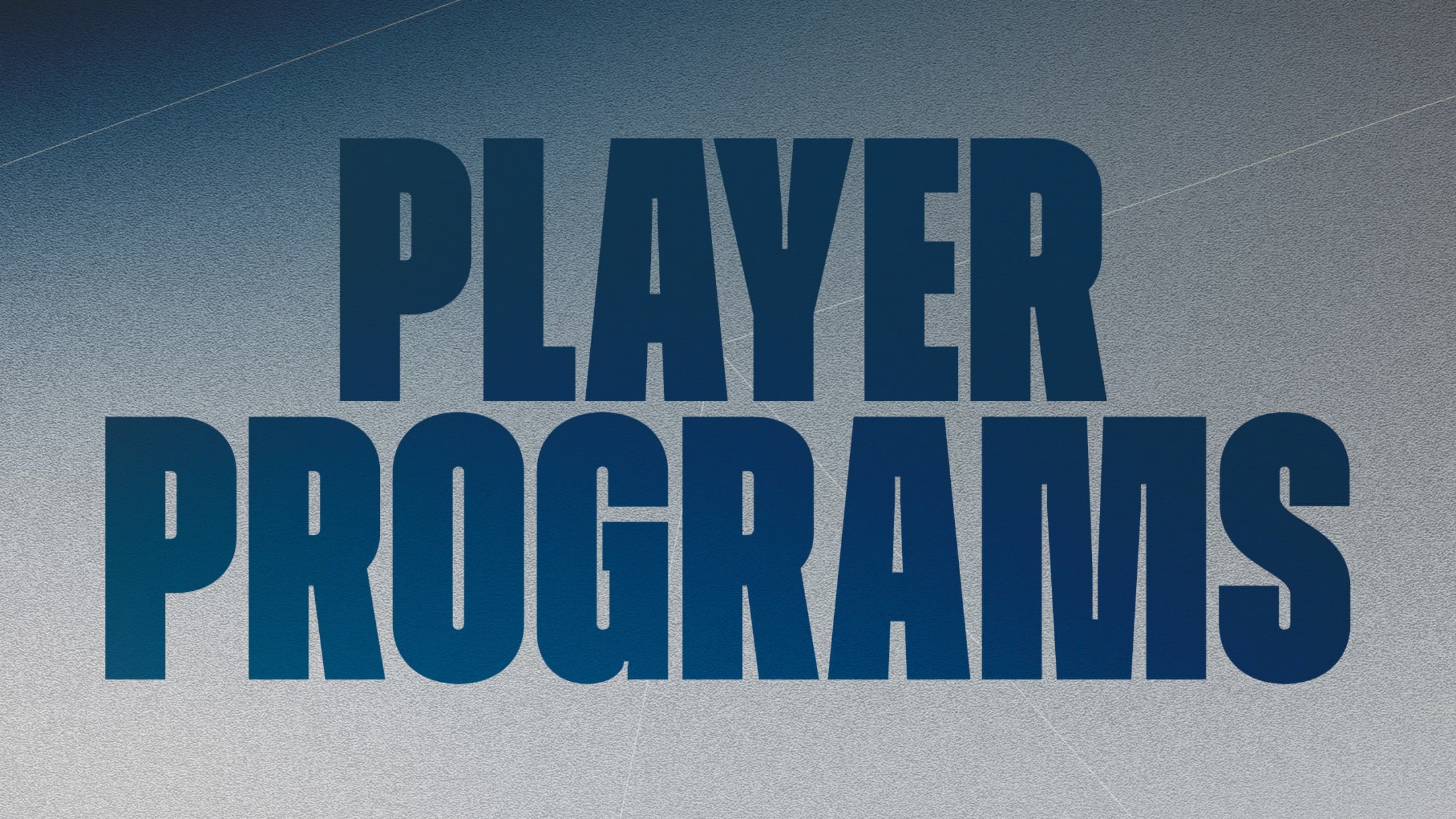 Player Programs